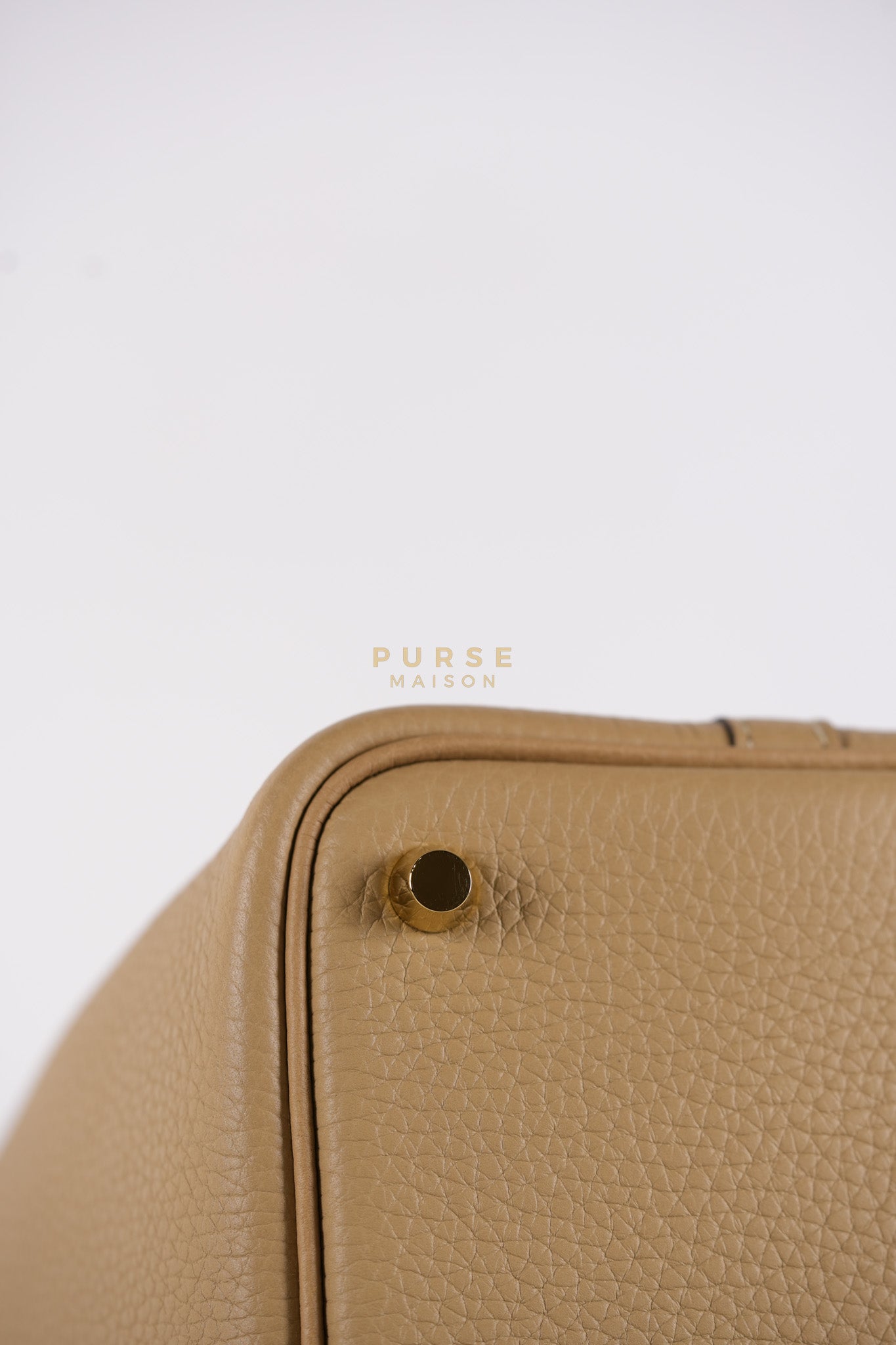 Picotin 18 Trench in Clemence Leather and Gold Hardware Stamp Z (2021) | Purse Maison Luxury Bags Shop