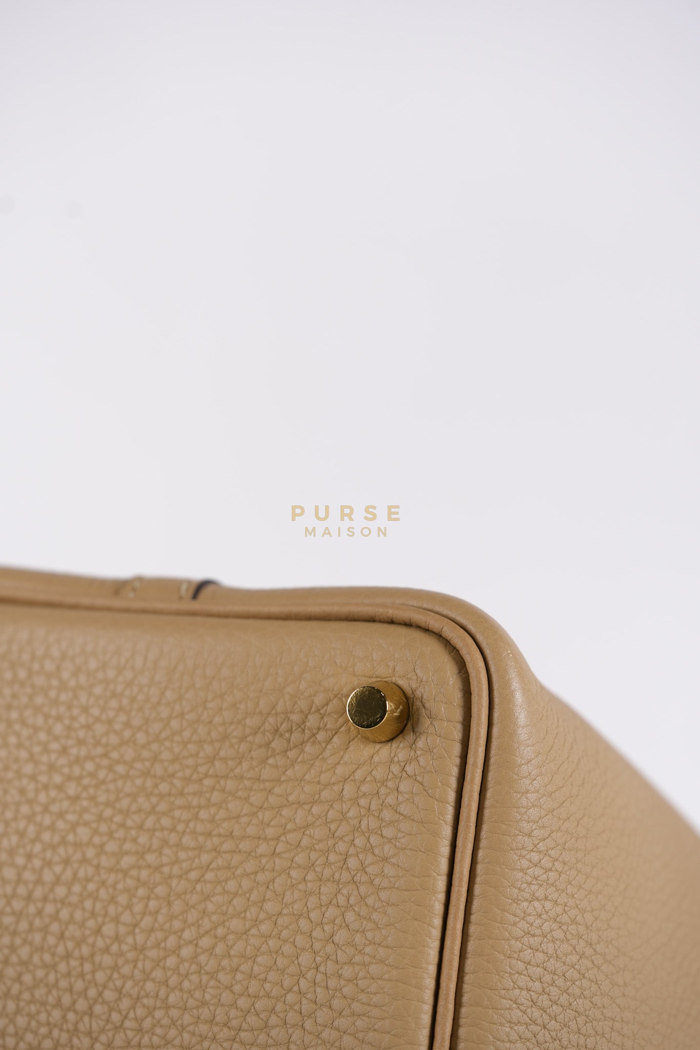 Picotin 18 Trench in Clemence Leather and Gold Hardware Stamp Z (2021) | Purse Maison Luxury Bags Shop