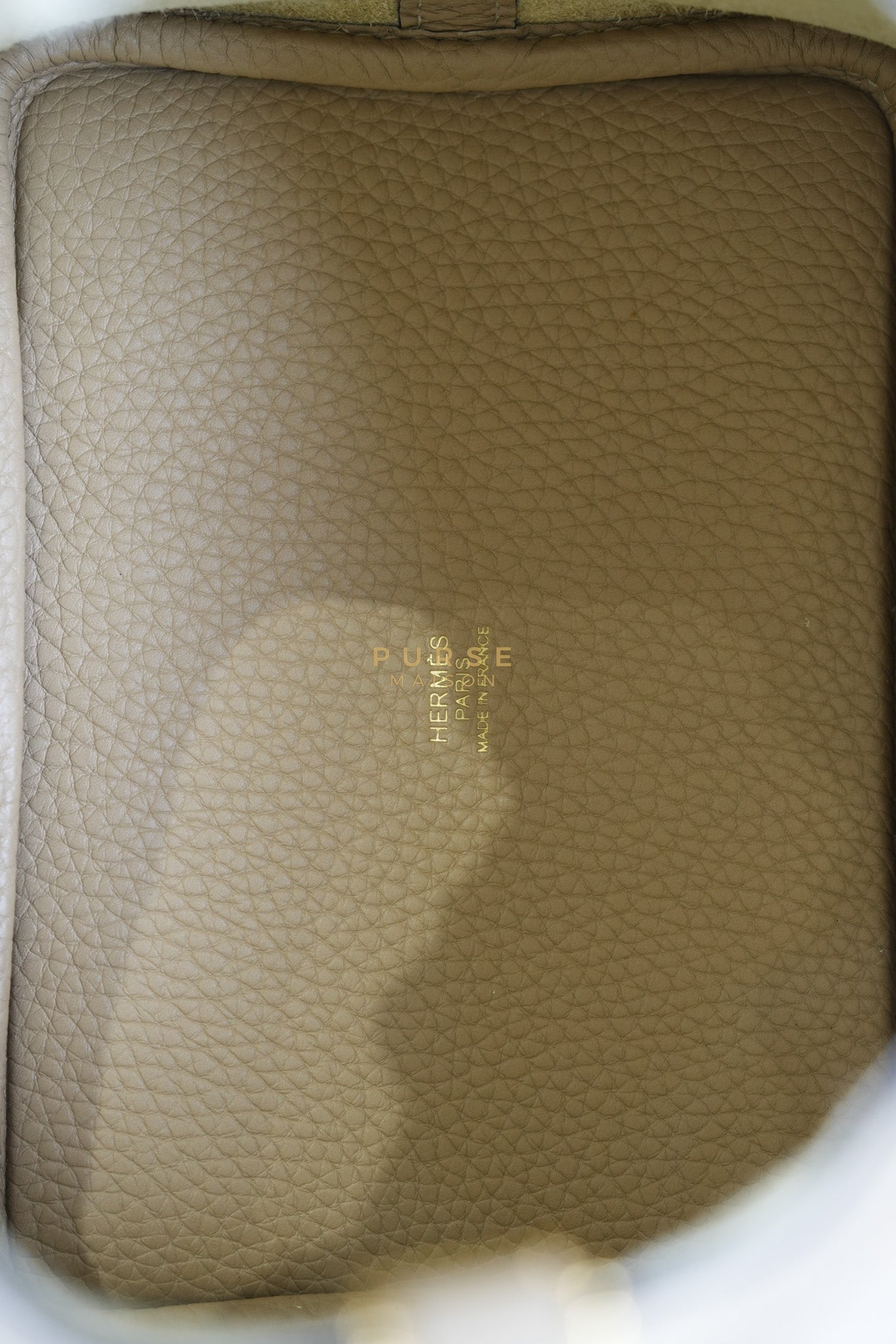 Picotin 18 Trench in Clemence Leather and Gold Hardware Stamp Z (2021) | Purse Maison Luxury Bags Shop