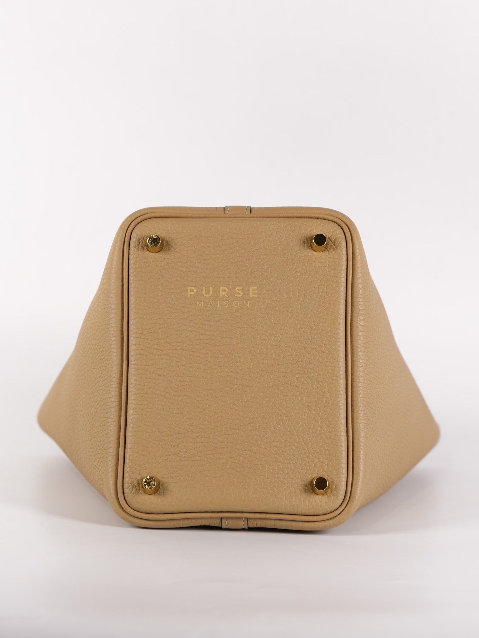 Picotin 18 Trench in Clemence Leather and Gold Hardware Stamp Z (2021) | Purse Maison Luxury Bags Shop