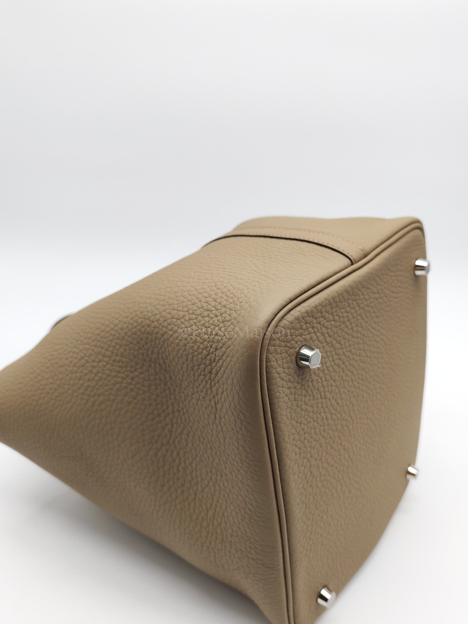 Picotin 22 in Beige Marfa Clemence Leather Palladium hardware Stamp B(2023) | Purse Maison Luxury Bags Shop