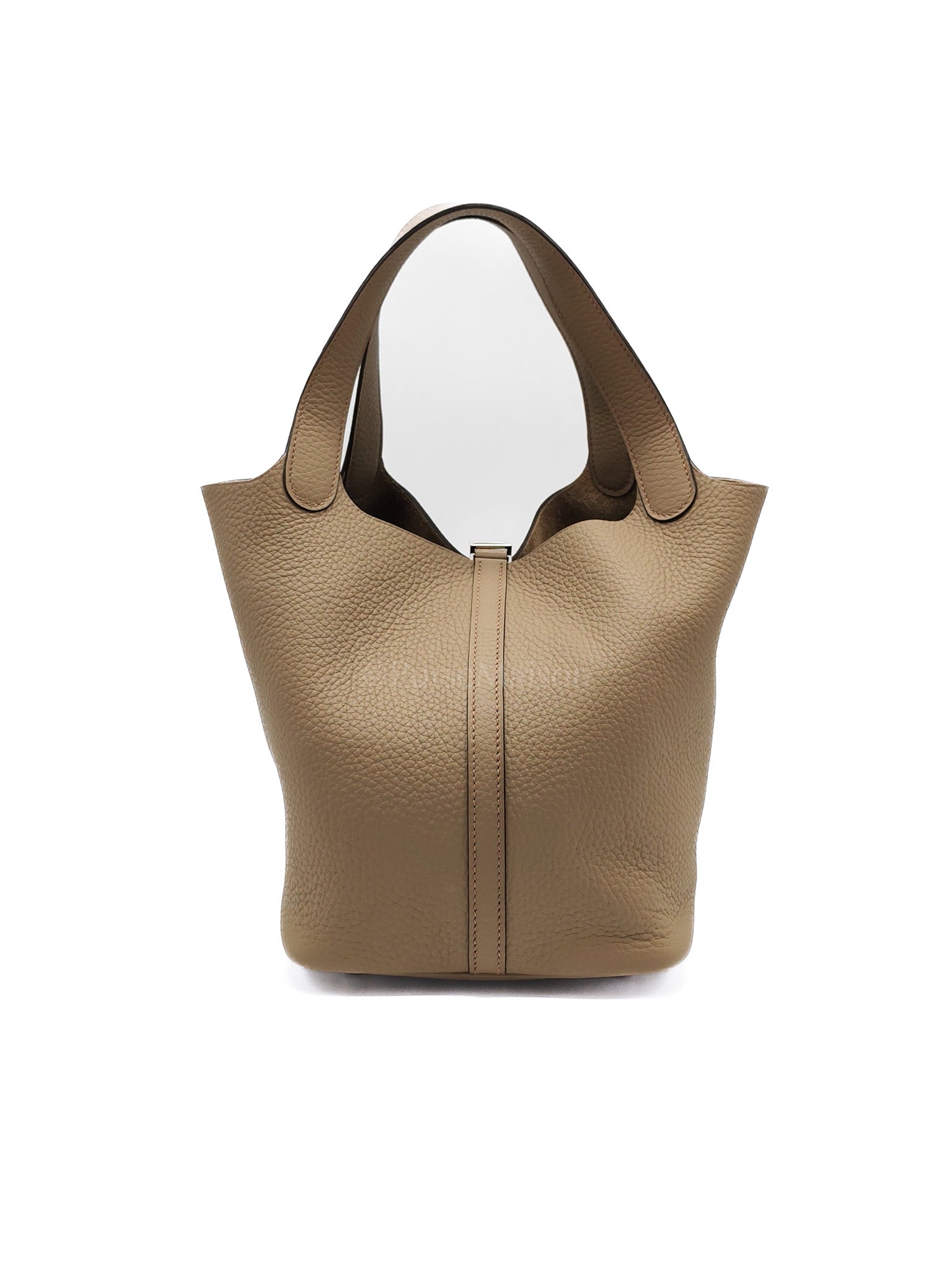 Picotin 22 in Beige Marfa Clemence Leather Palladium hardware Stamp B(2023) | Purse Maison Luxury Bags Shop