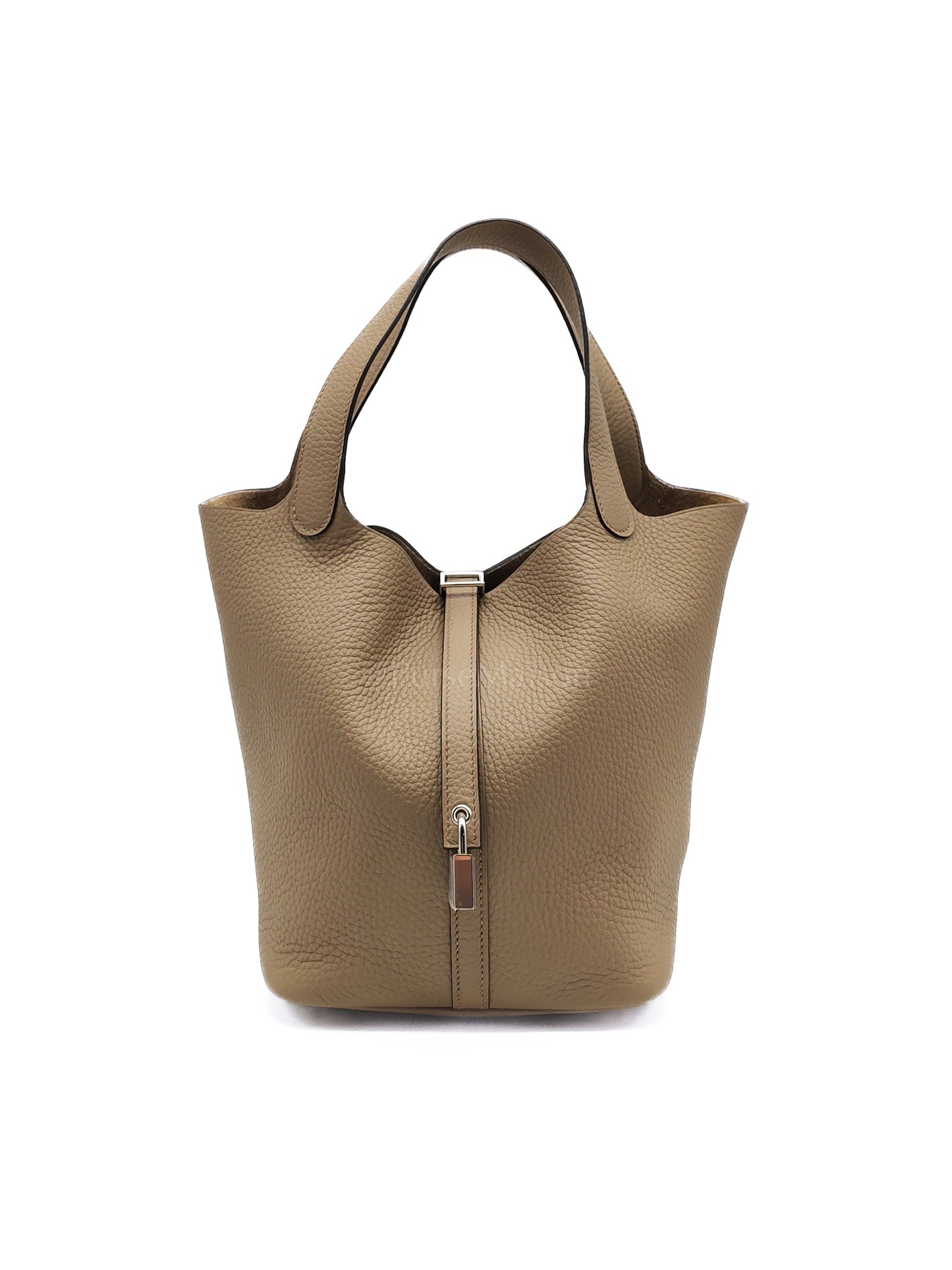 Picotin 22 in Beige Marfa Clemence Leather Palladium hardware Stamp B(2023) | Purse Maison Luxury Bags Shop