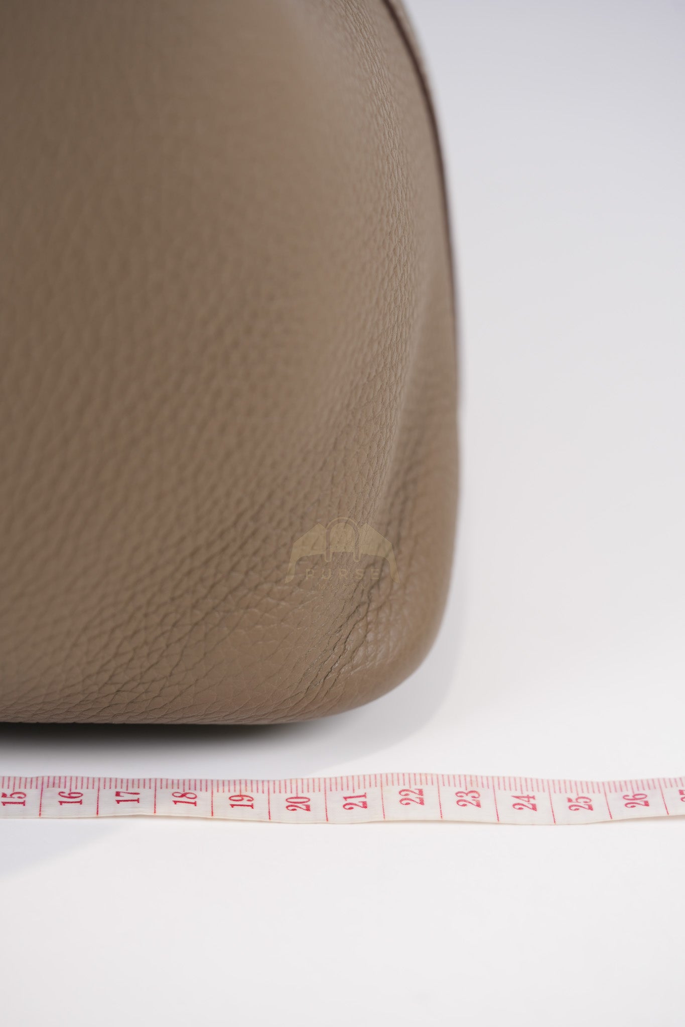 Picotin 22 in Etoupe Clemence Leather Gold Hardware Stamp W(2024) | Purse Maison Luxury Bags Shop