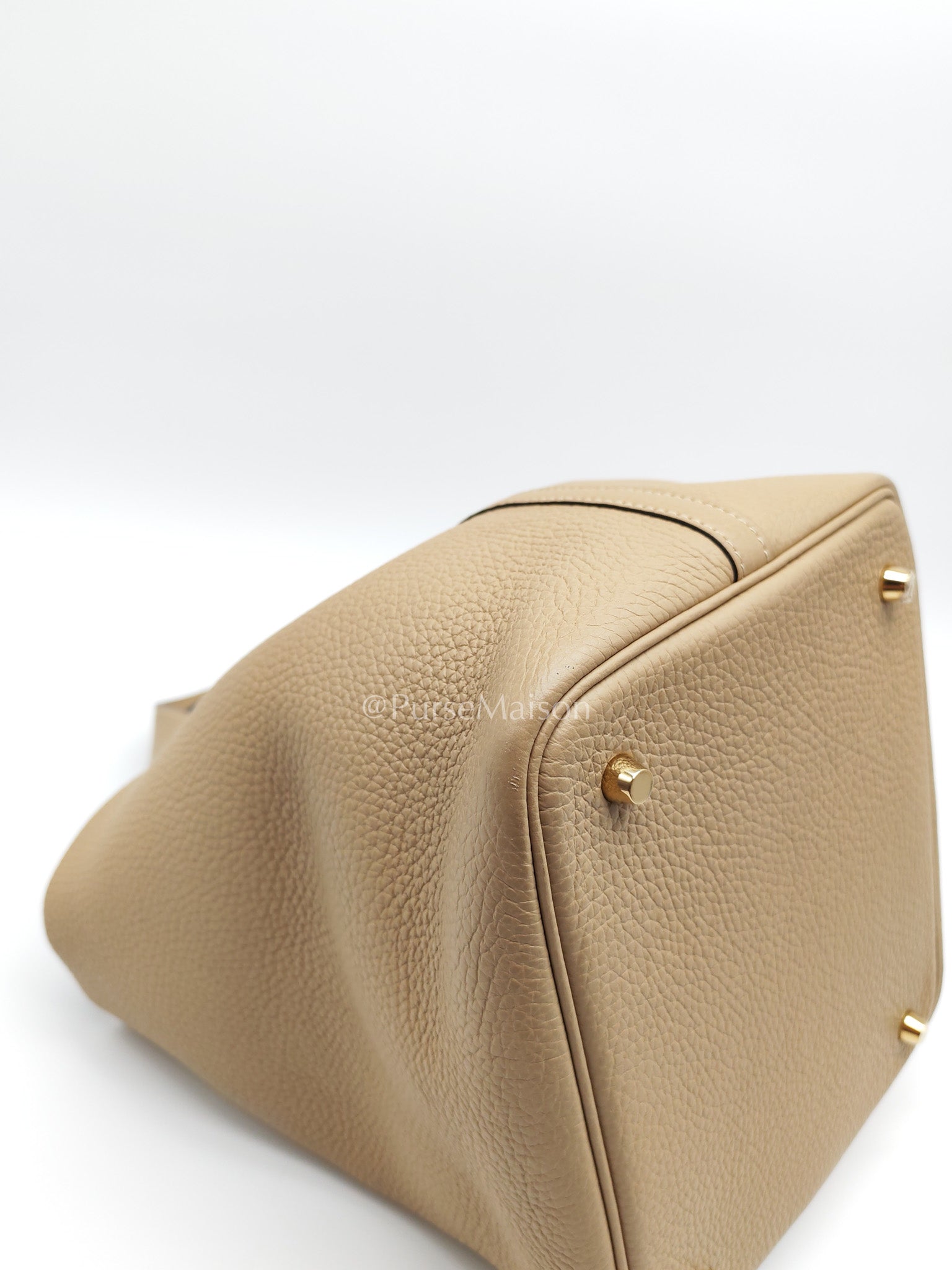 Picotin 22 Trench in Clemence Leather and Gold Hardware Stamp U (2022) | Purse Maison Luxury Bags Shop