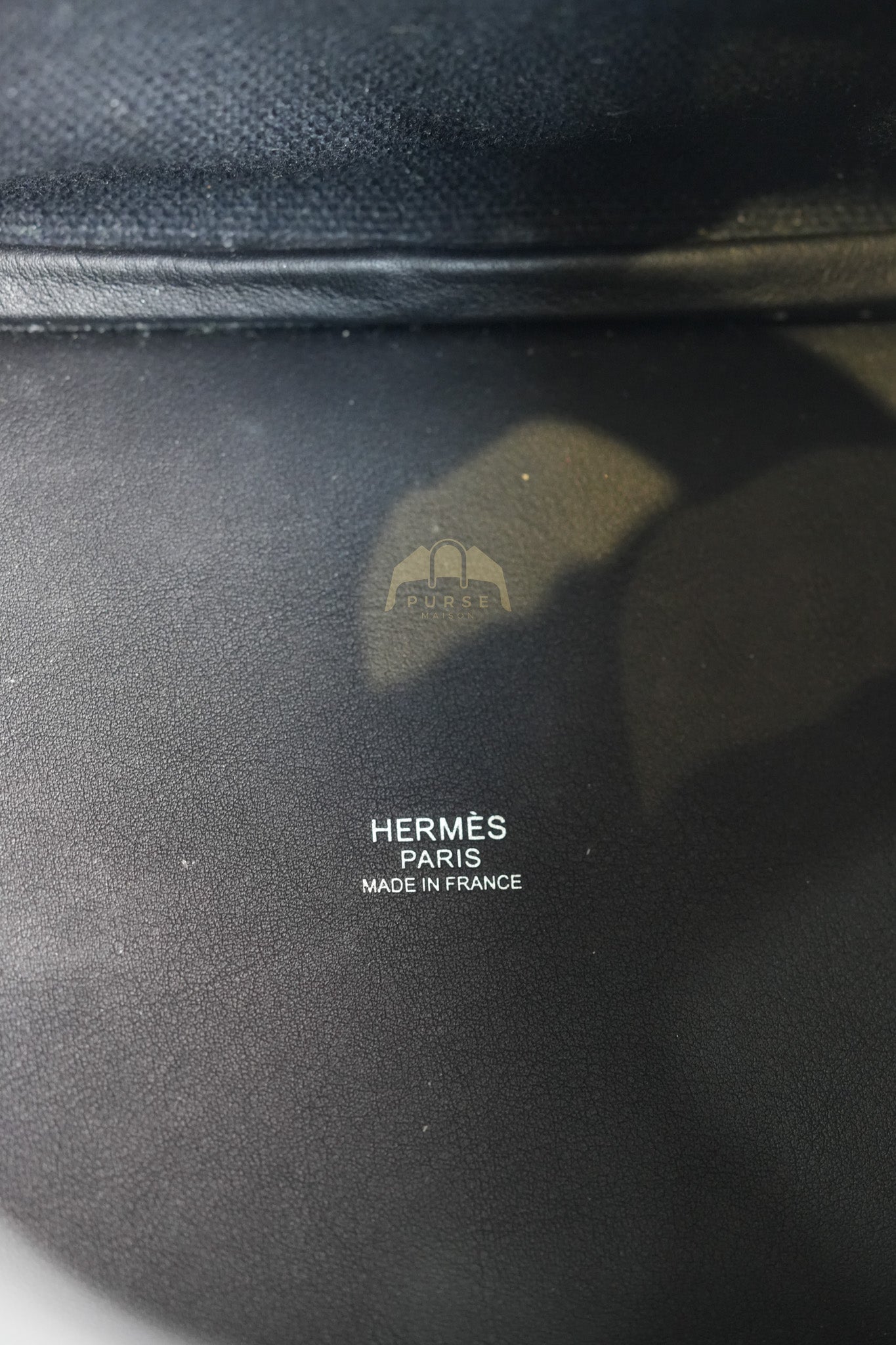 Picotin Lock 18 in Black Cargo Canvas & Palladium Hardware Stamp B (2023) | Purse Maison Luxury Bags Shop