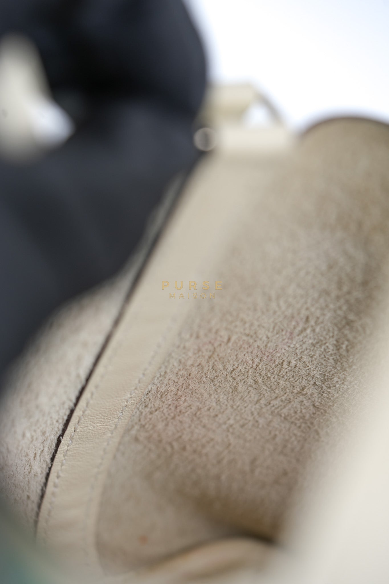 Picotin Lock Micro in Lucky Daisy Nata Swift Leather & Palladium Hardware Stamp B (2023) | Purse Maison Luxury Bags Shop