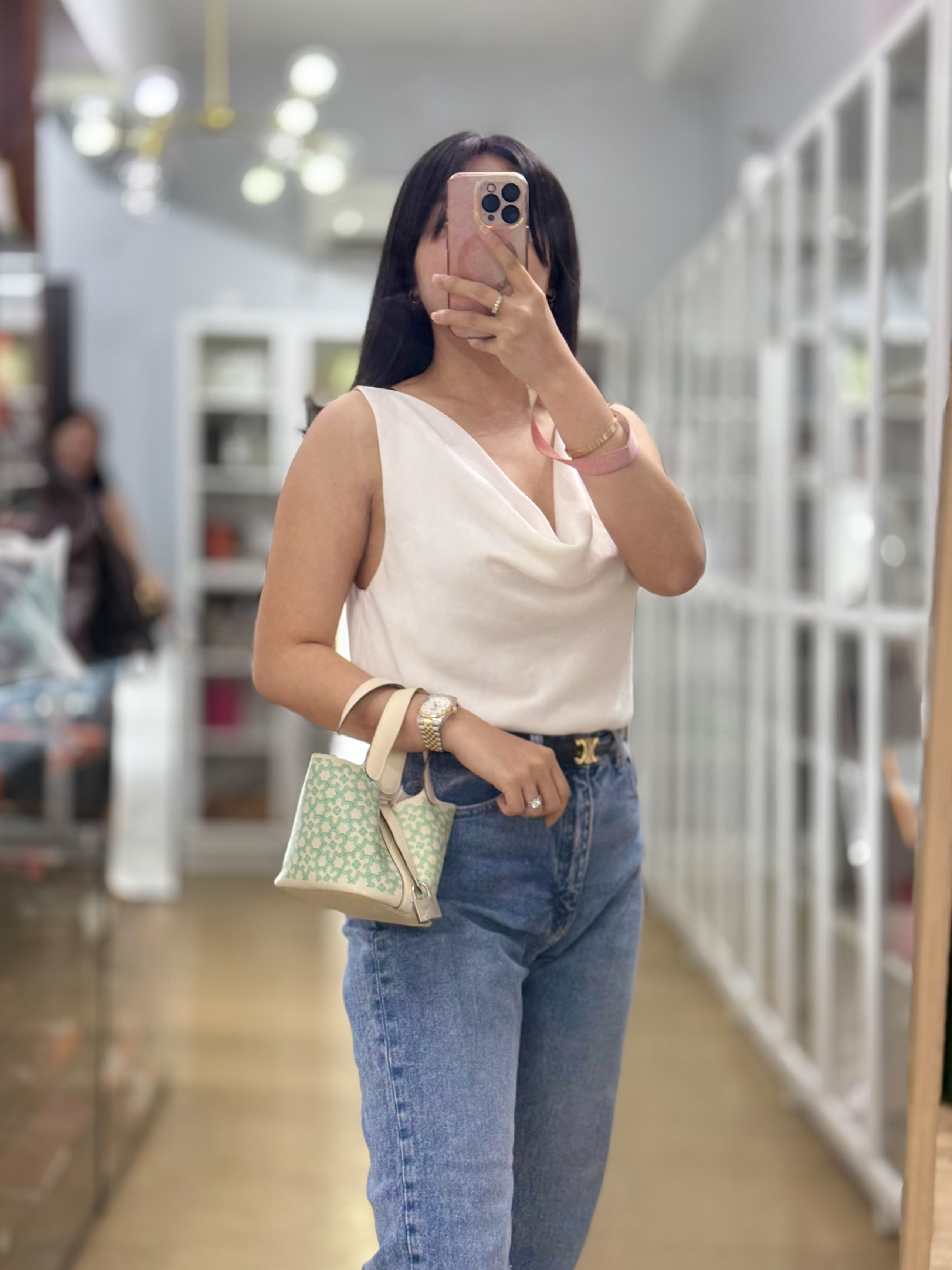 Picotin Lock Micro Nata Swift Lucky Daisy Stamp U | Purse Maison Luxury Bags Shop