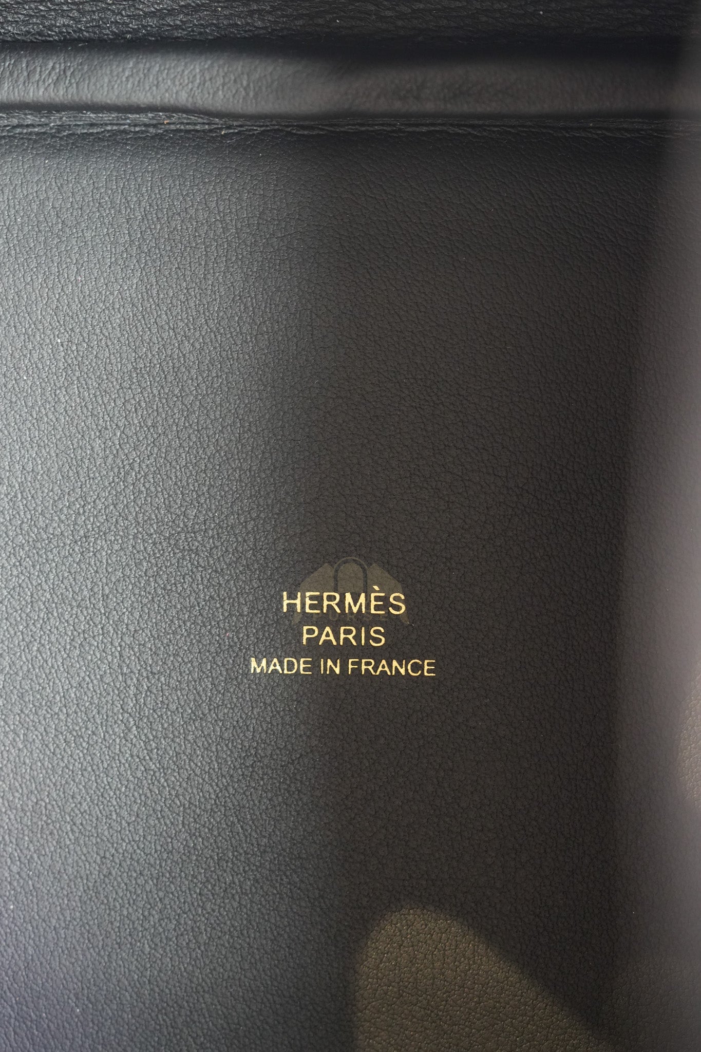 Picotin Micro in Black Ostrich Leather and Gold Hardware Stamp W (2024) | Purse Maison Luxury Bags Shop