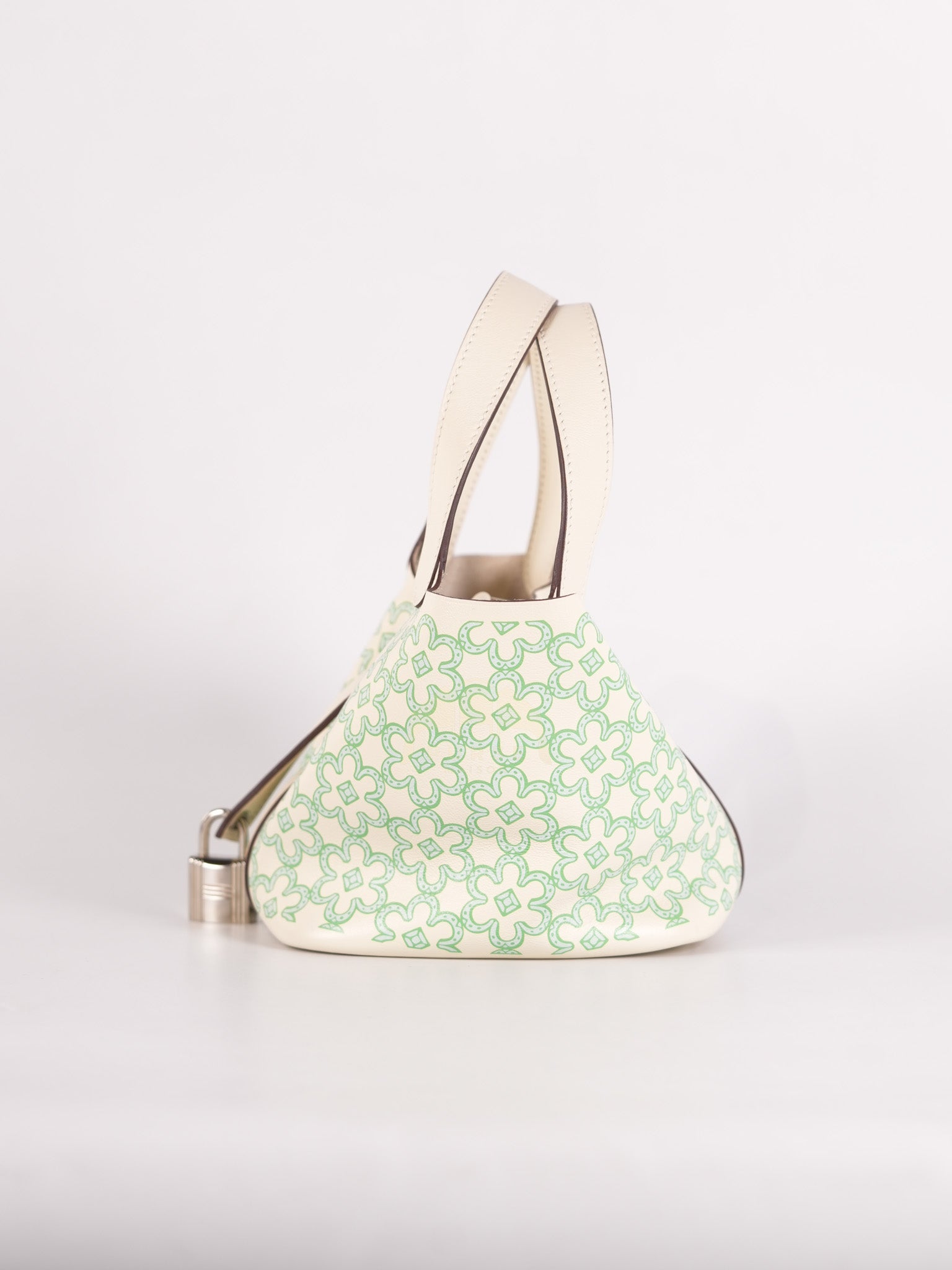 Picotin Micro Lucky Daisy in Nata Swift Leather Stamp U (2022) | Purse Maison Luxury Bags Shop