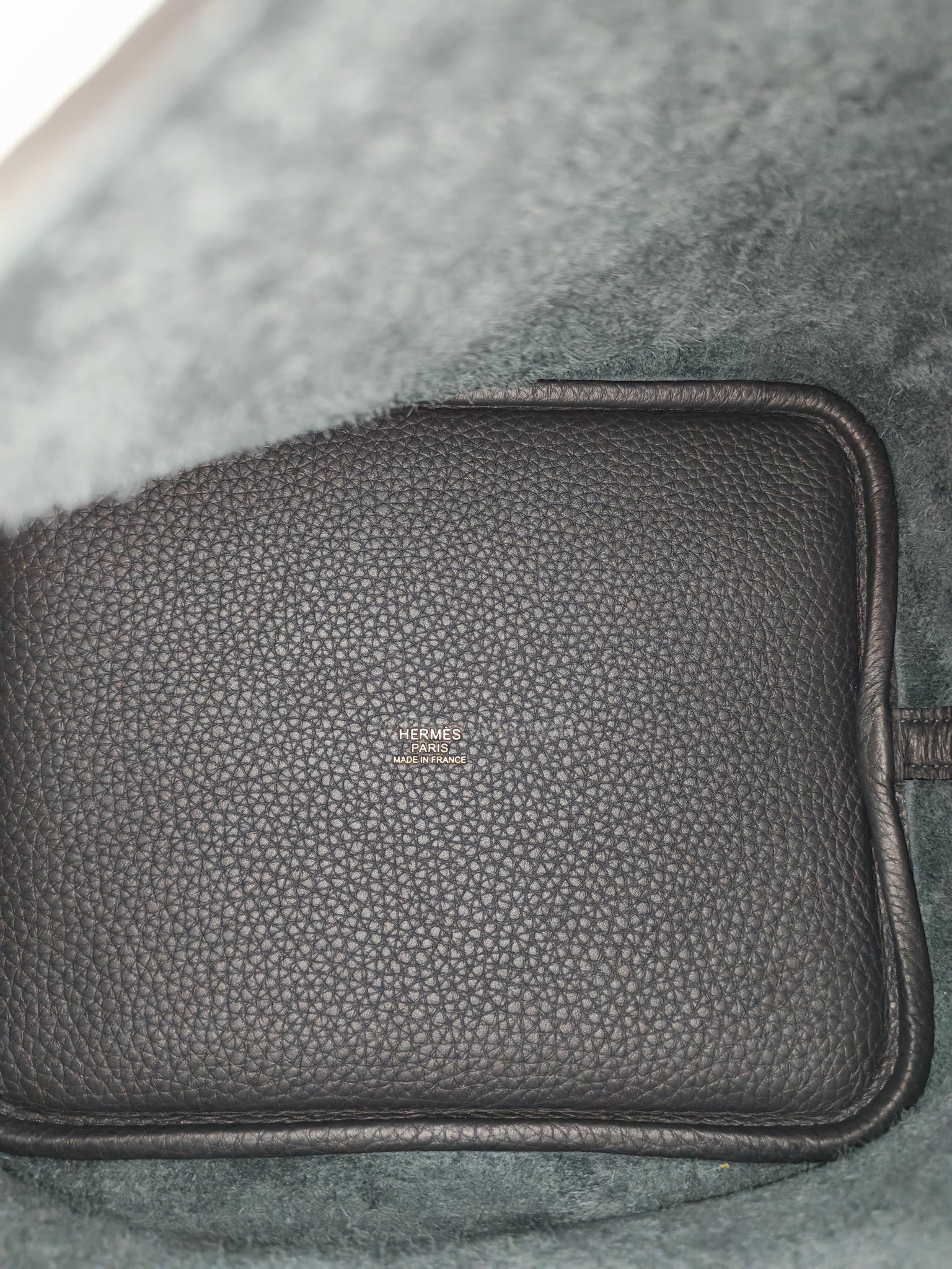 Picotin Lock 22 in Blue Indigo Clemence Leather in Gold Hardware Stamp K(2025)