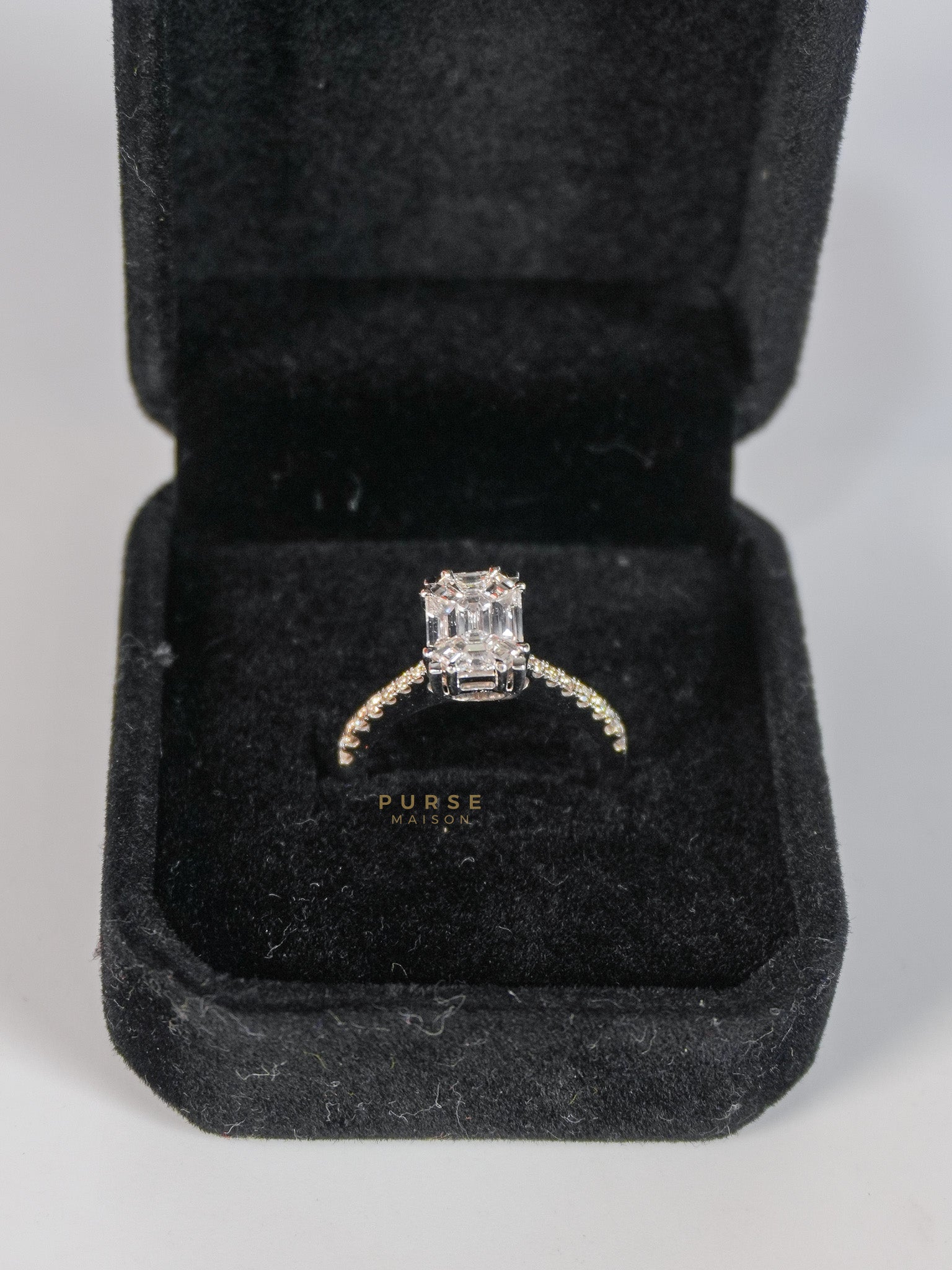 Pie Cut 0.55 cts Natural Diamond Ring | Purse Maison Luxury Bags Shop