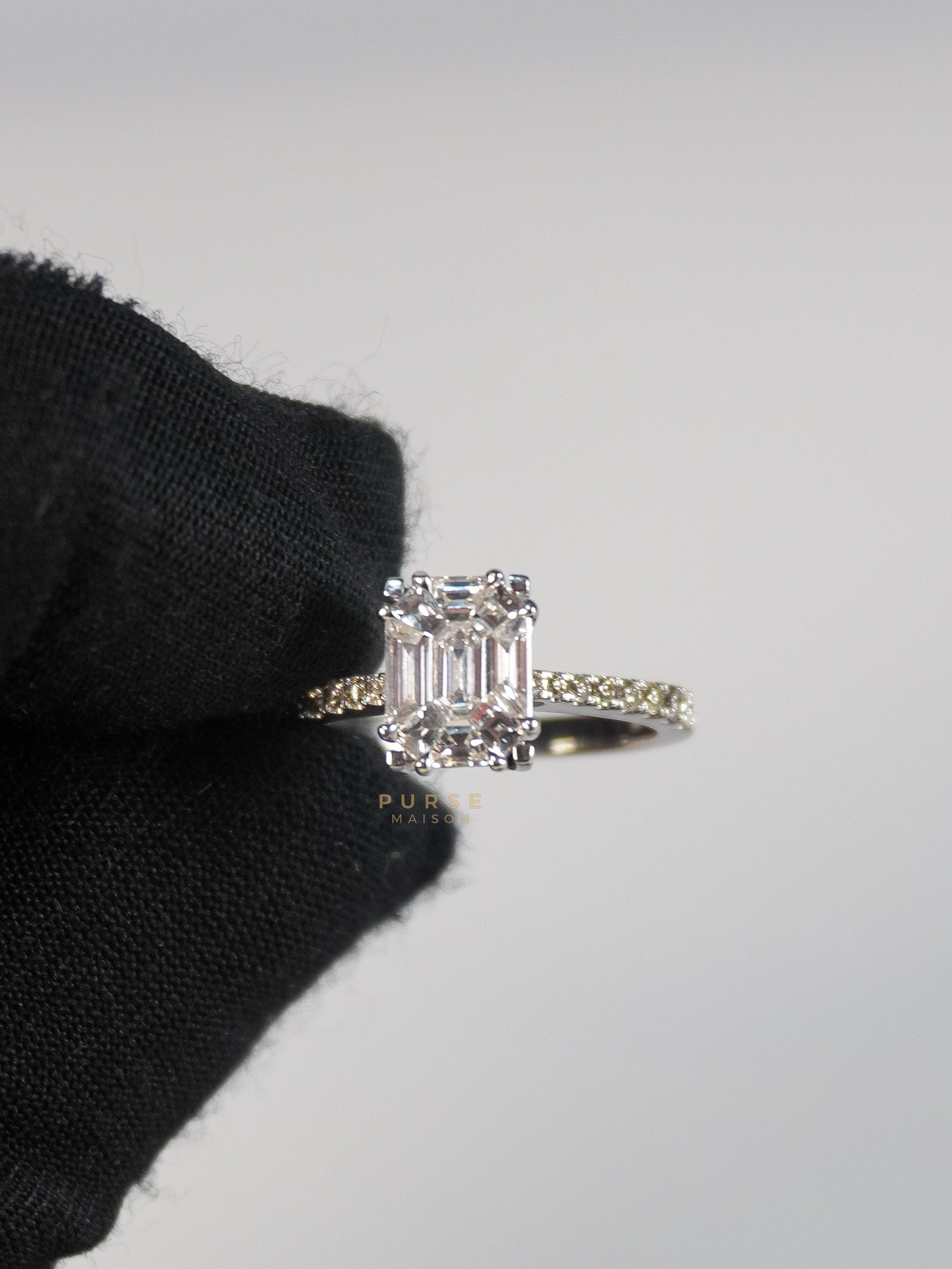 Pie Cut 0.55 cts Natural Diamond Ring | Purse Maison Luxury Bags Shop