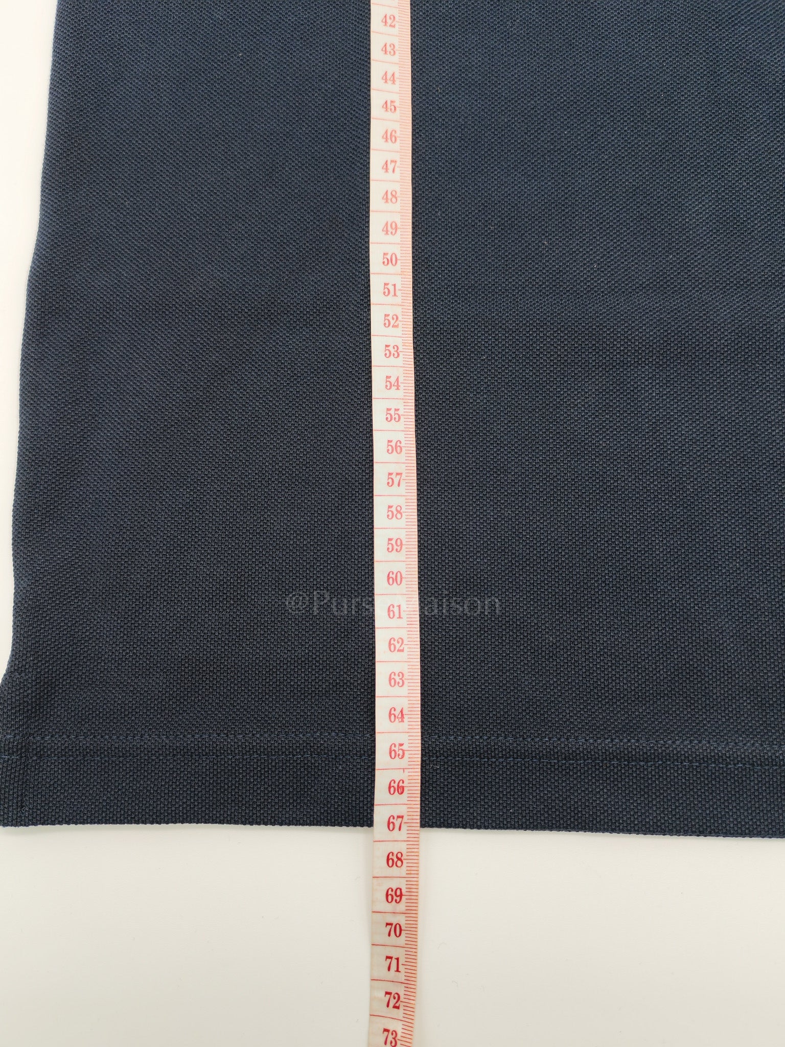 Piquet Blue Polo Shirt Size L | Purse Maison Luxury Bags Shop
