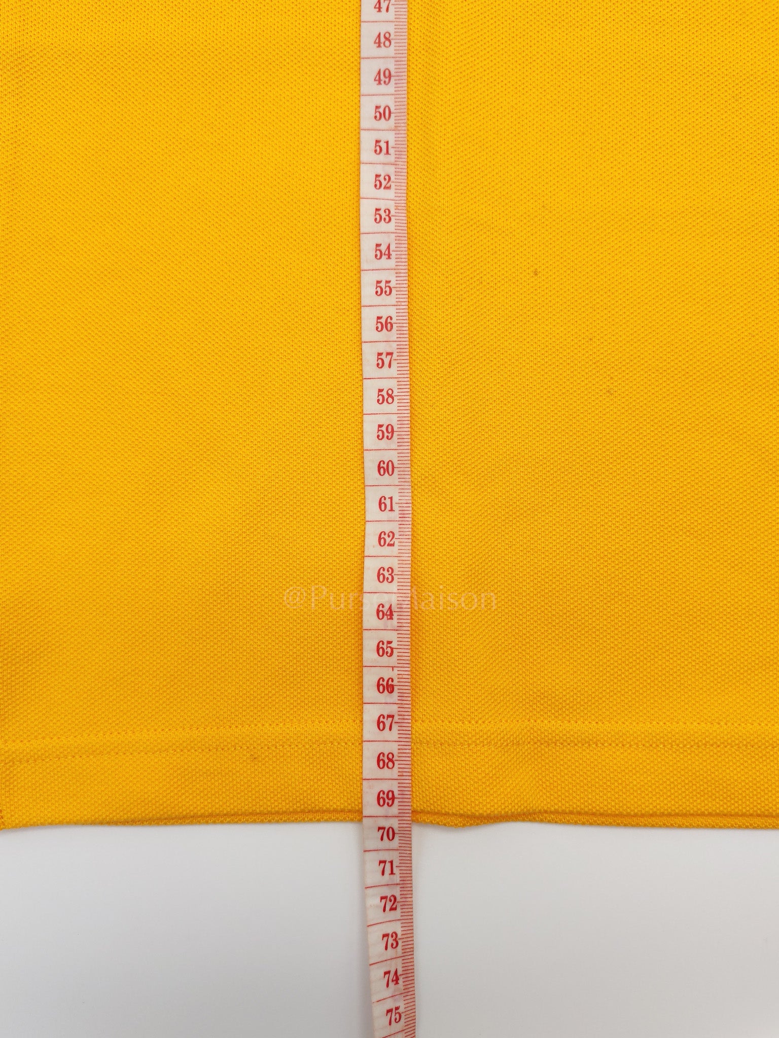 Piquet Sole (Yellow) Polo Shirt Size XL | Purse Maison Luxury Bags Shop