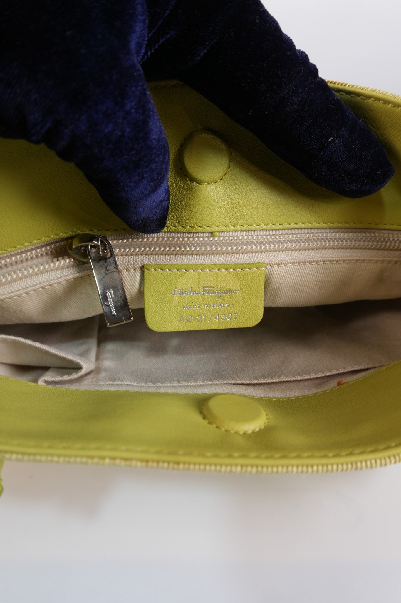 Pleated Light Green Grossgrain Nylon Shoulder Bag | Purse Maison Luxury Bags Shop