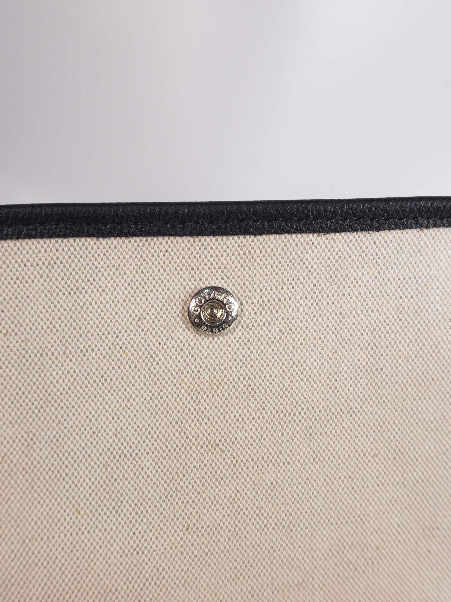 Plumet in Black Goyardine Canvas | Purse Maison Luxury Bags Shop