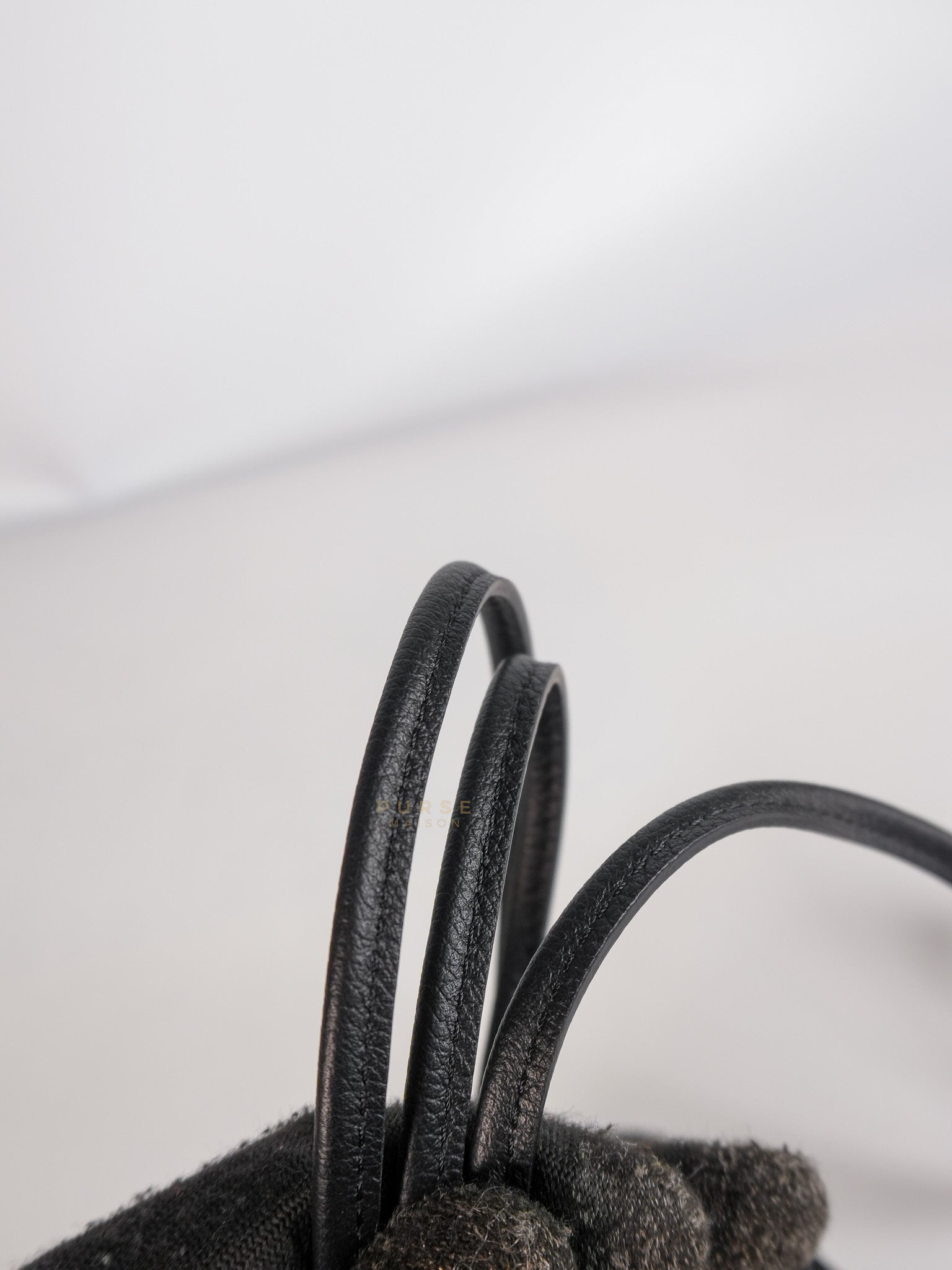 Plumet in Black Goyardine Canvas | Purse Maison Luxury Bags Shop