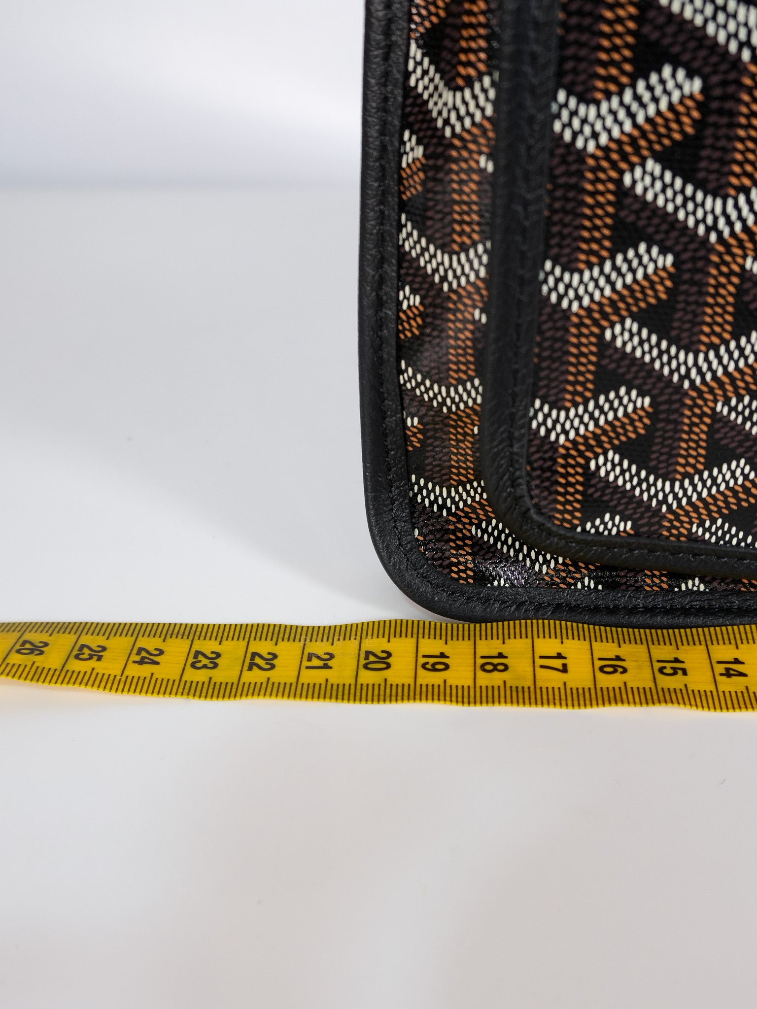 Plumet in Black Goyardine Canvas | Purse Maison Luxury Bags Shop