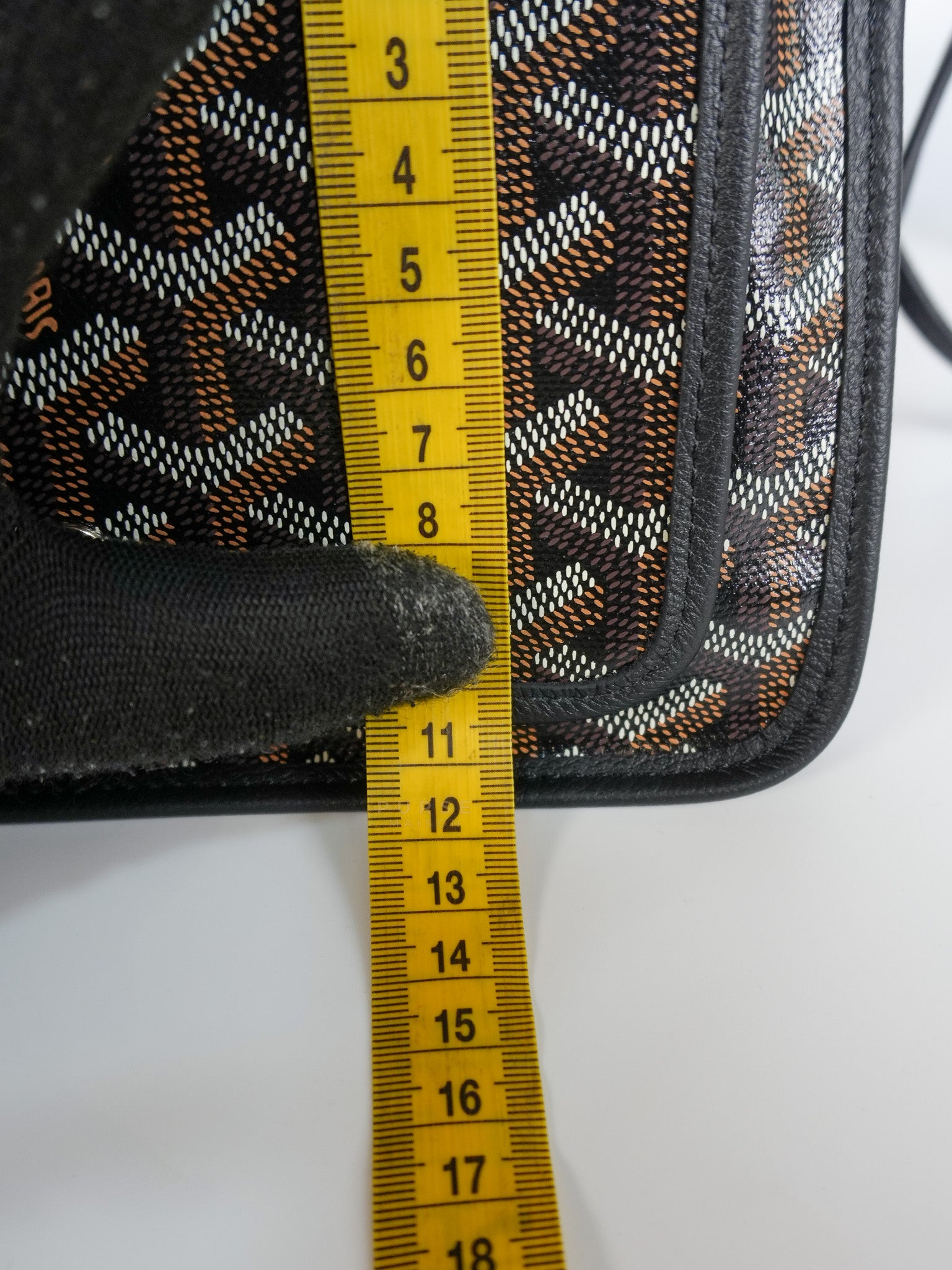 Plumet in Black Goyardine Canvas | Purse Maison Luxury Bags Shop