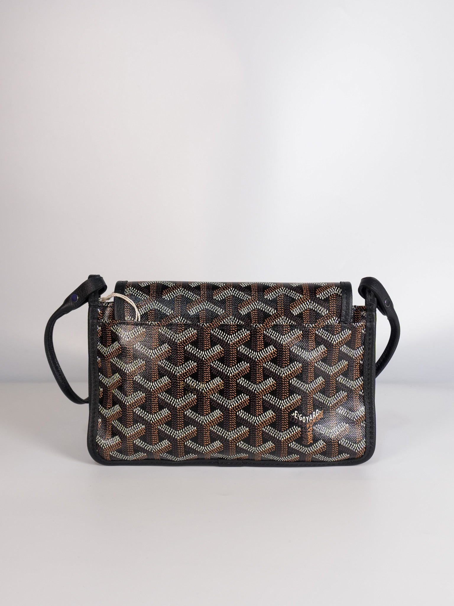 Plumet in Black Goyardine Canvas | Purse Maison Luxury Bags Shop