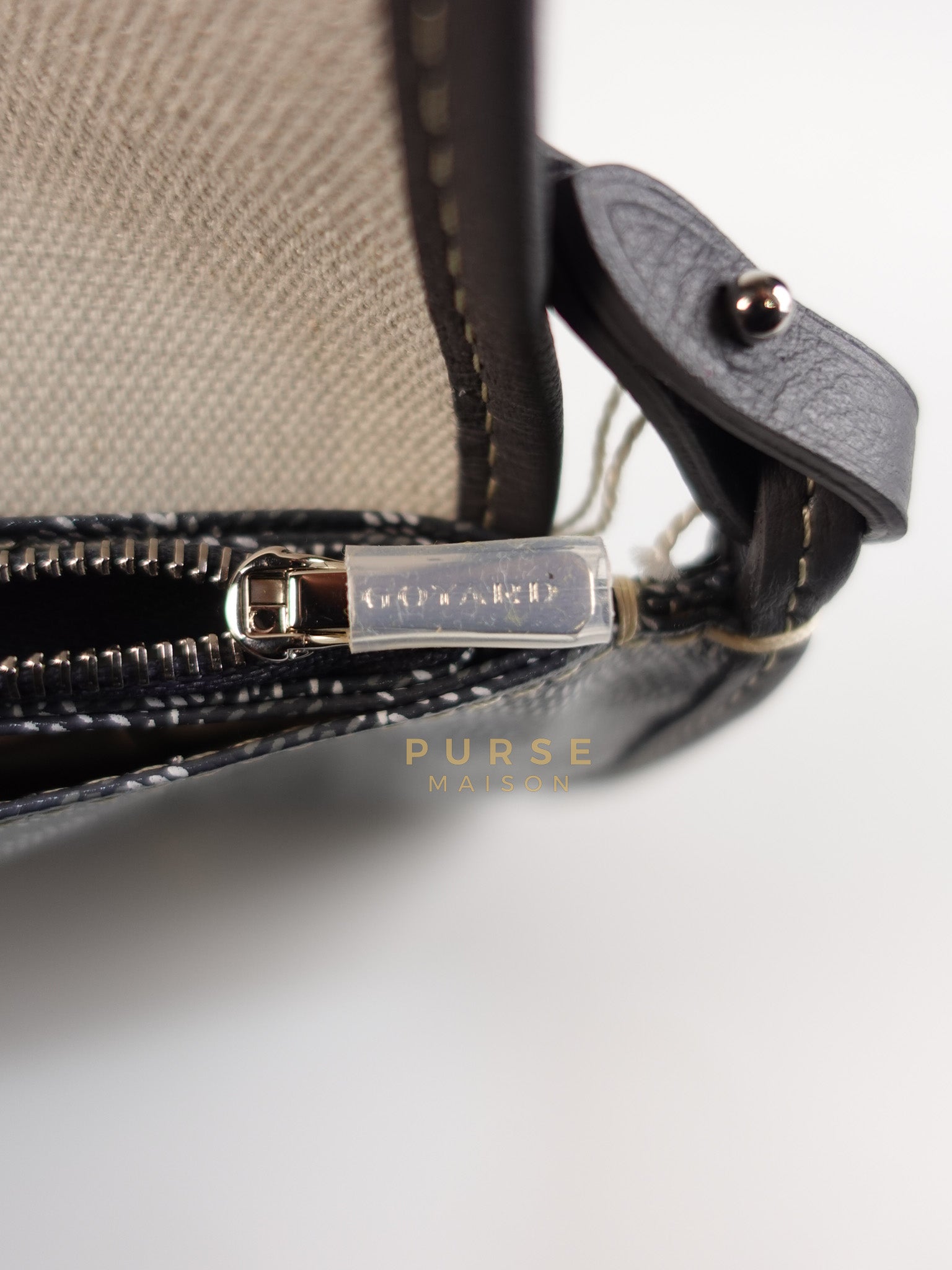Plumet in Gray Goyadine Canvas | Purse Maison Luxury Bags Shop