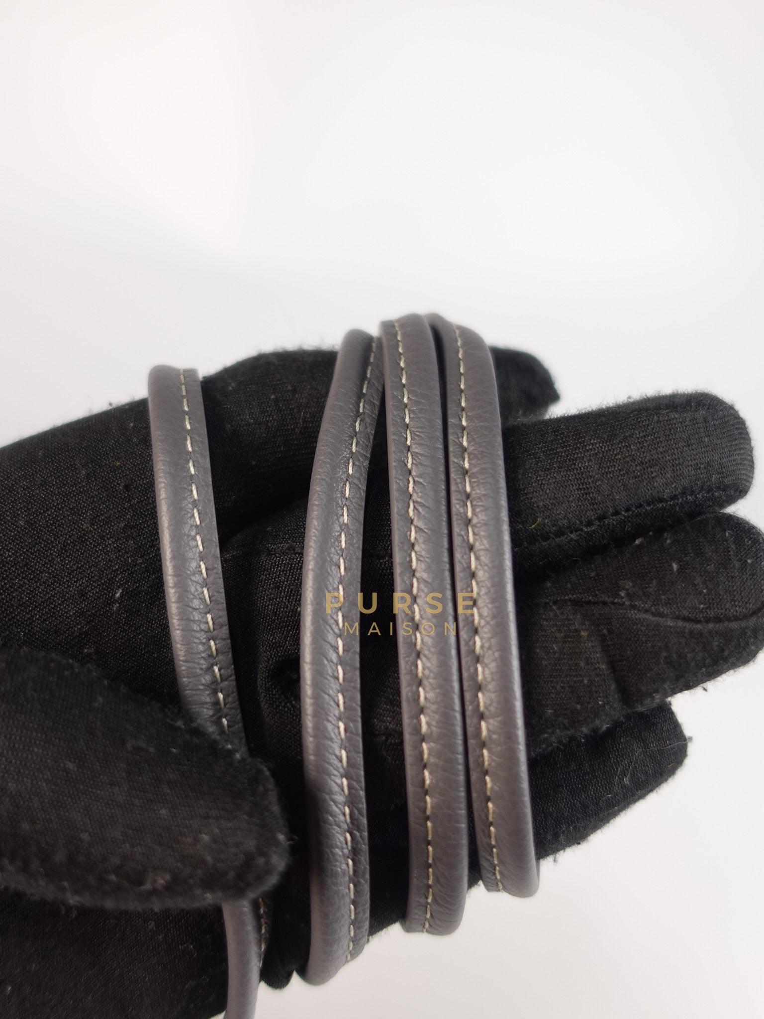 Plumet in Gray Goyadine Canvas | Purse Maison Luxury Bags Shop