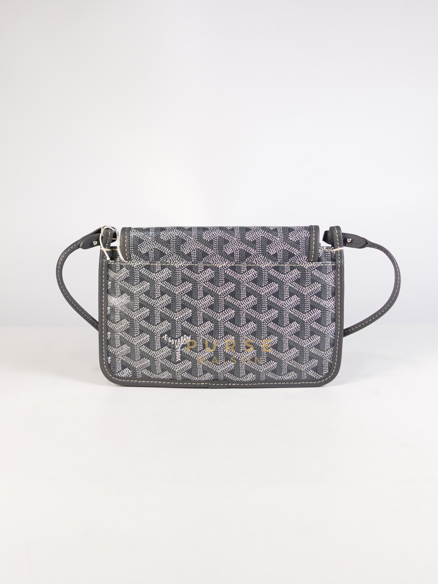 Plumet in Gray Goyadine Canvas | Purse Maison Luxury Bags Shop