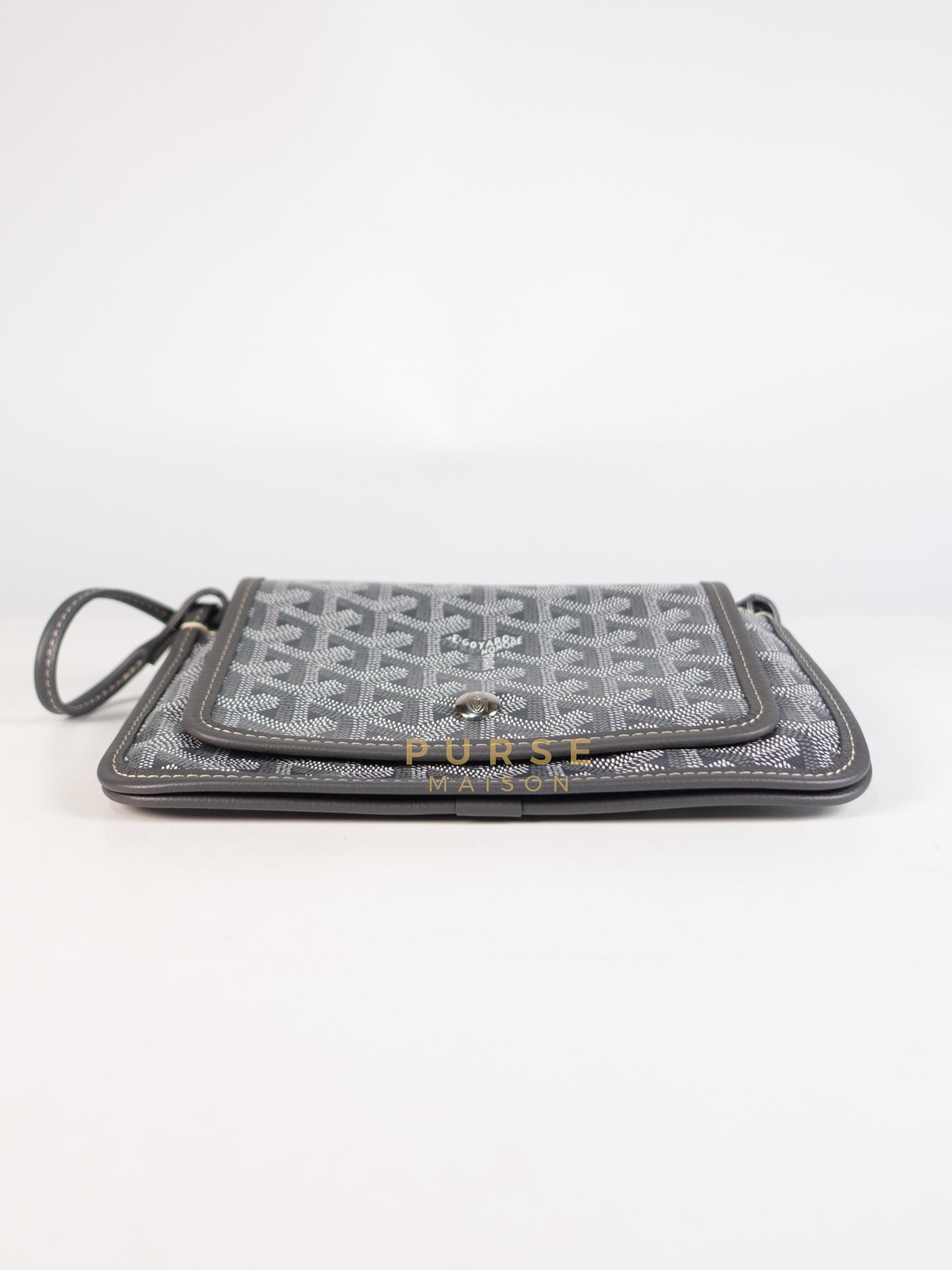 Plumet in Gray Goyadine Canvas | Purse Maison Luxury Bags Shop