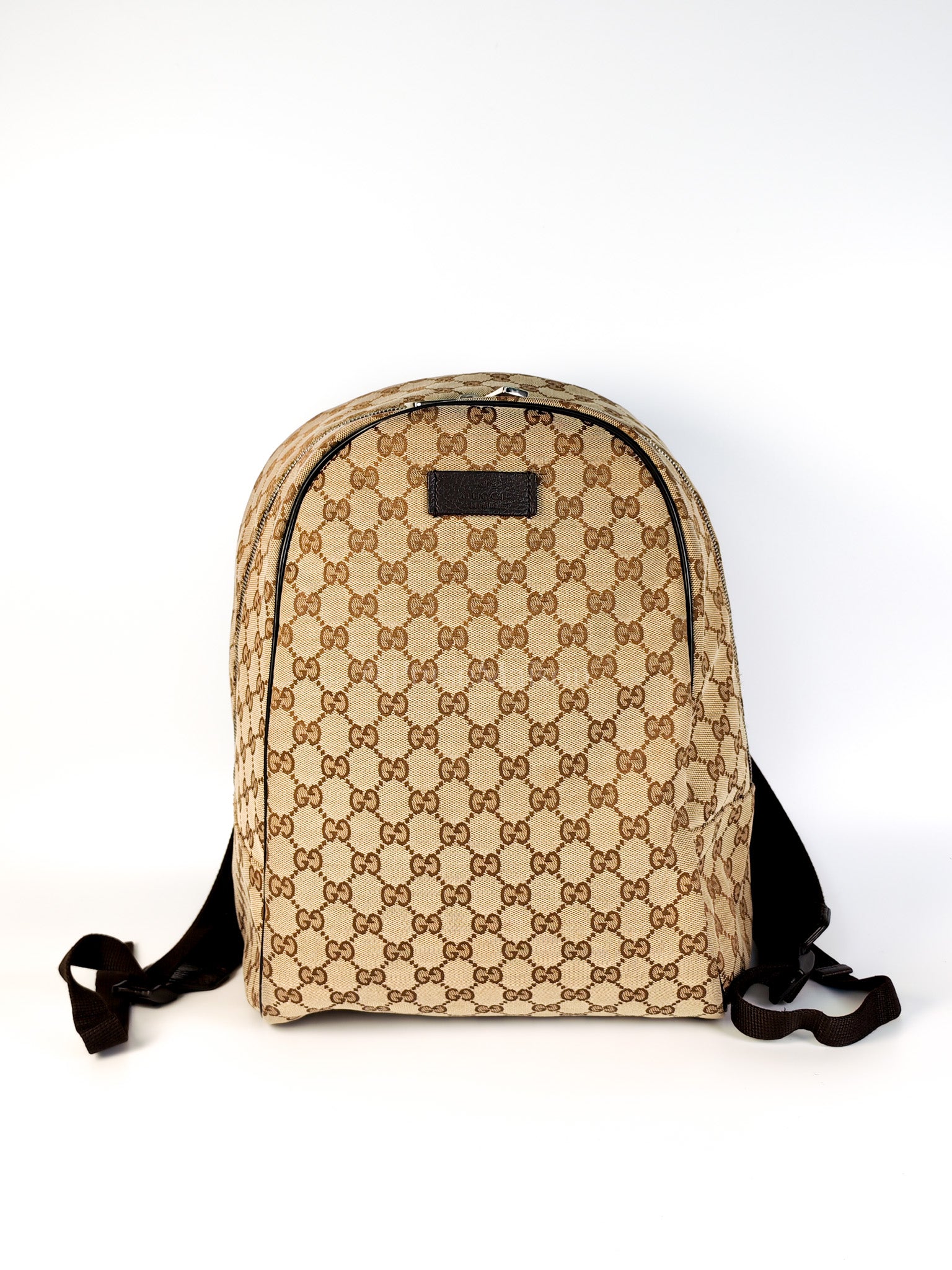 Backpack in Beige GG Supreme Canvas