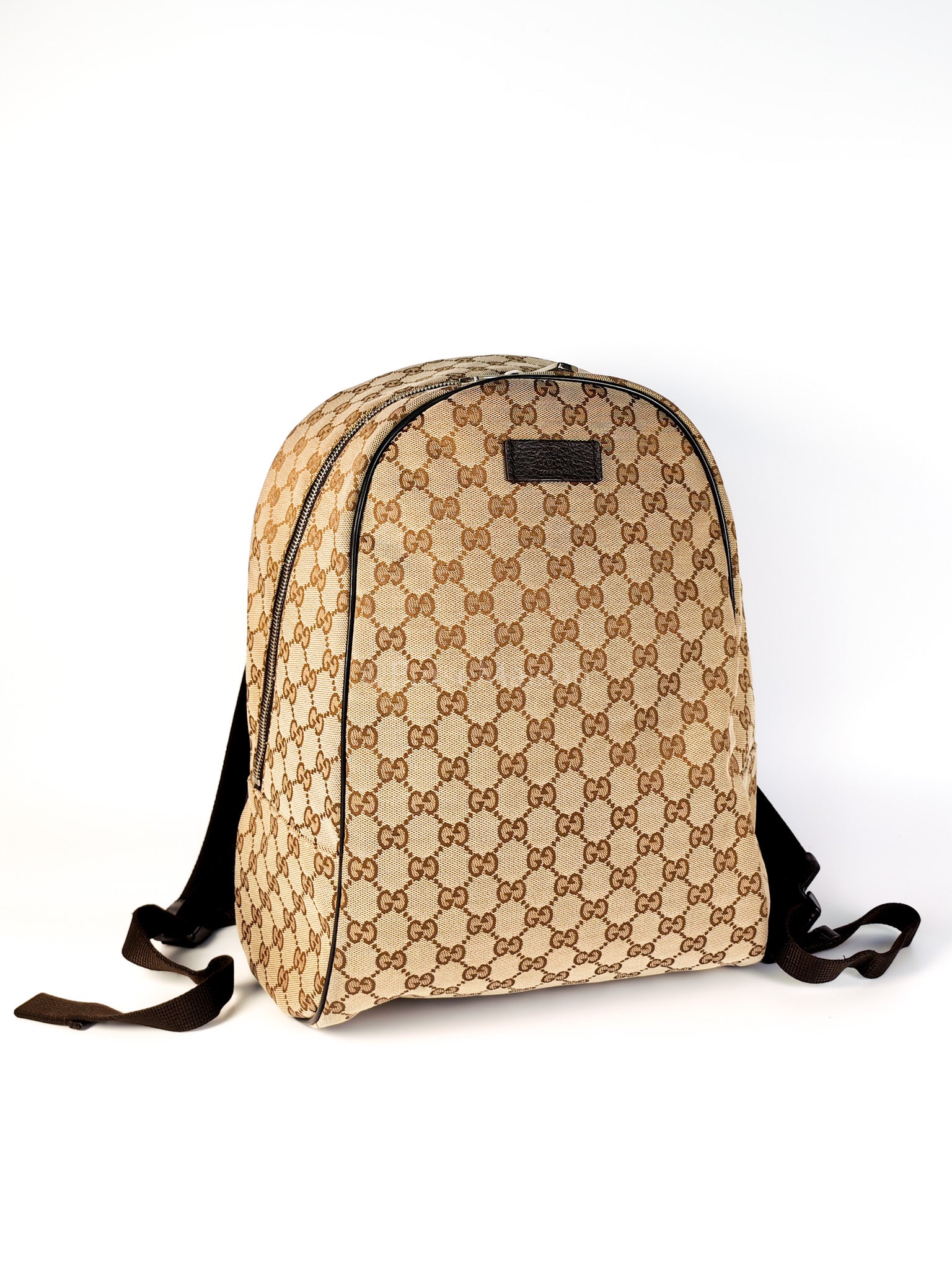 Backpack in Beige GG Supreme Canvas