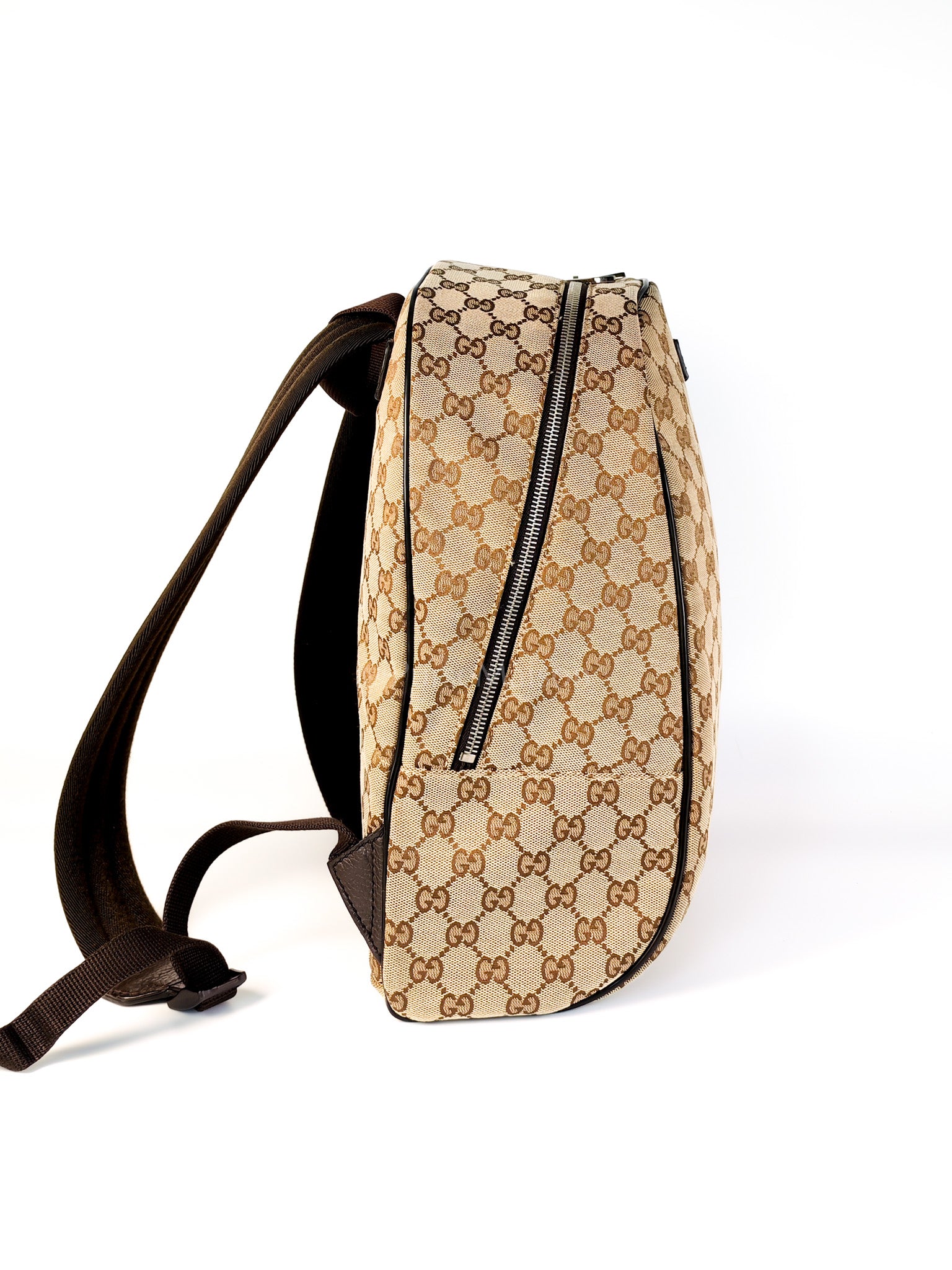 Backpack in Beige GG Supreme Canvas