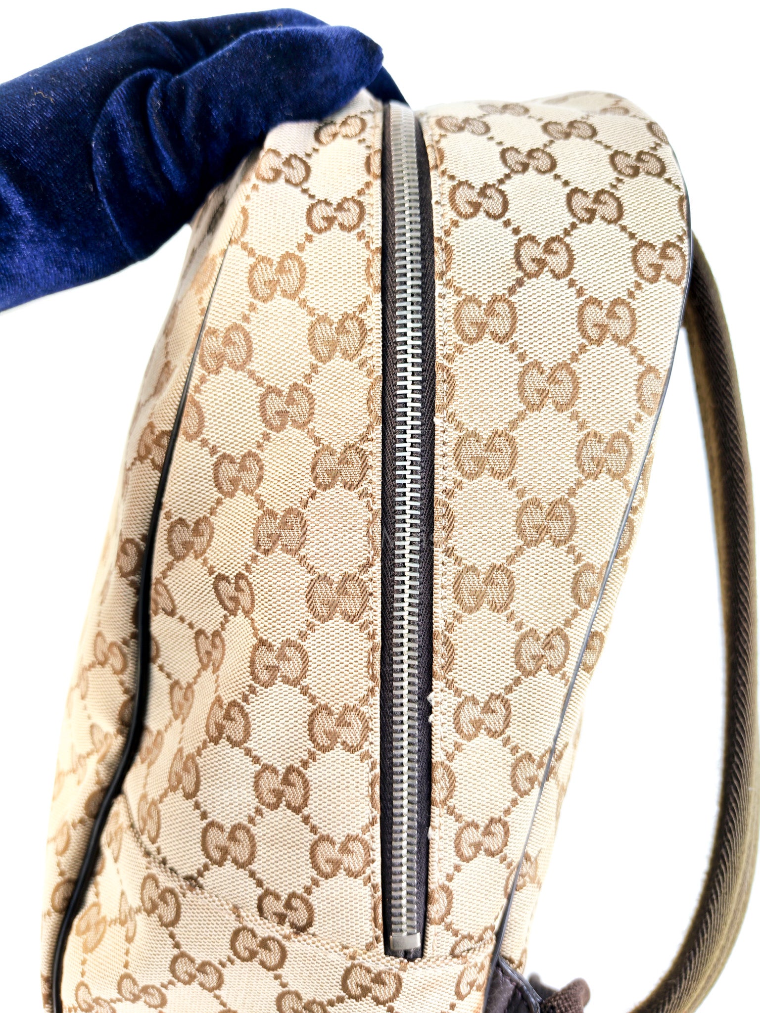 Backpack in Beige GG Supreme Canvas