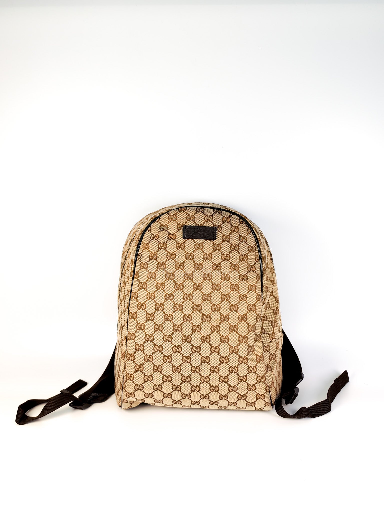 Backpack in Beige GG Supreme Canvas