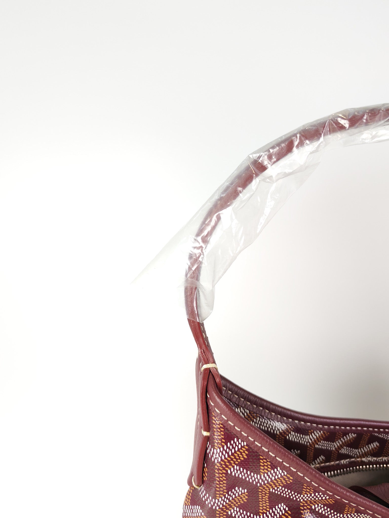 Boheme PM Burgundy in Goyardine Canvas