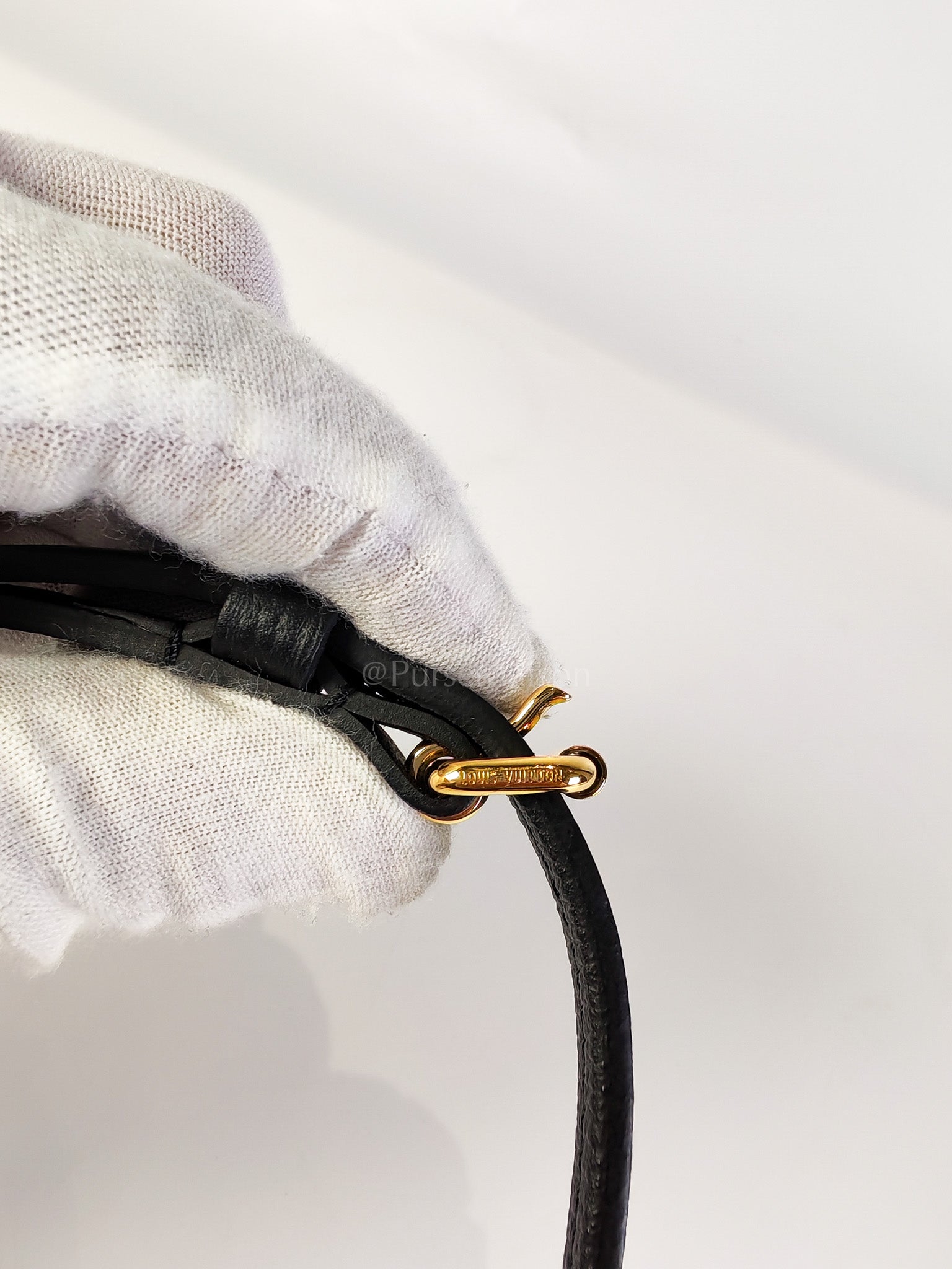 Pochette Double Zip in Bi-color Monogram Empriente Leather (Microchip) | Purse Maison Luxury Bags Shop