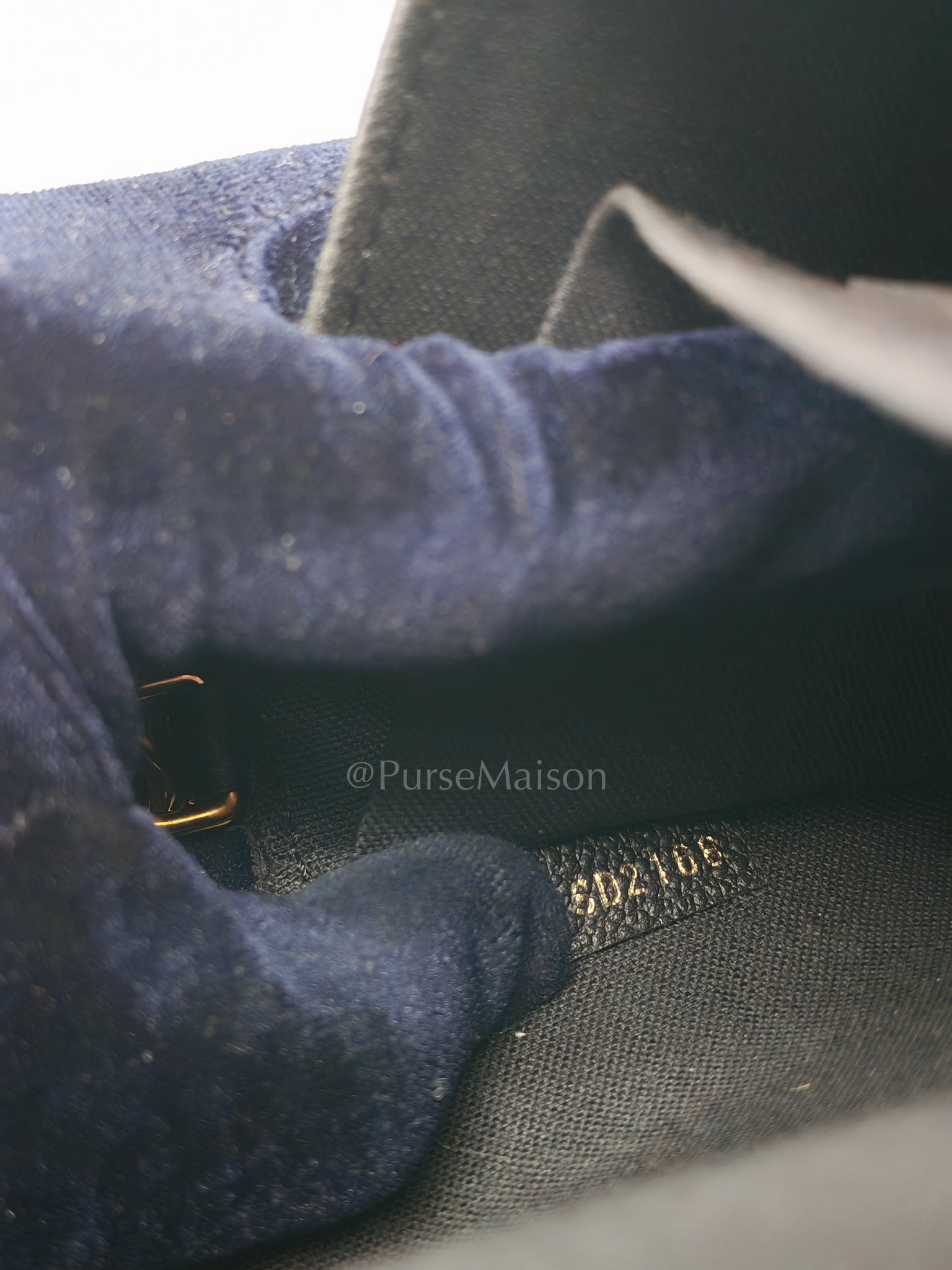 Pochette Felicie in Black Monogram Empreinte Leather (Date Code: SD2168) | Purse Maison Luxury Bags Shop