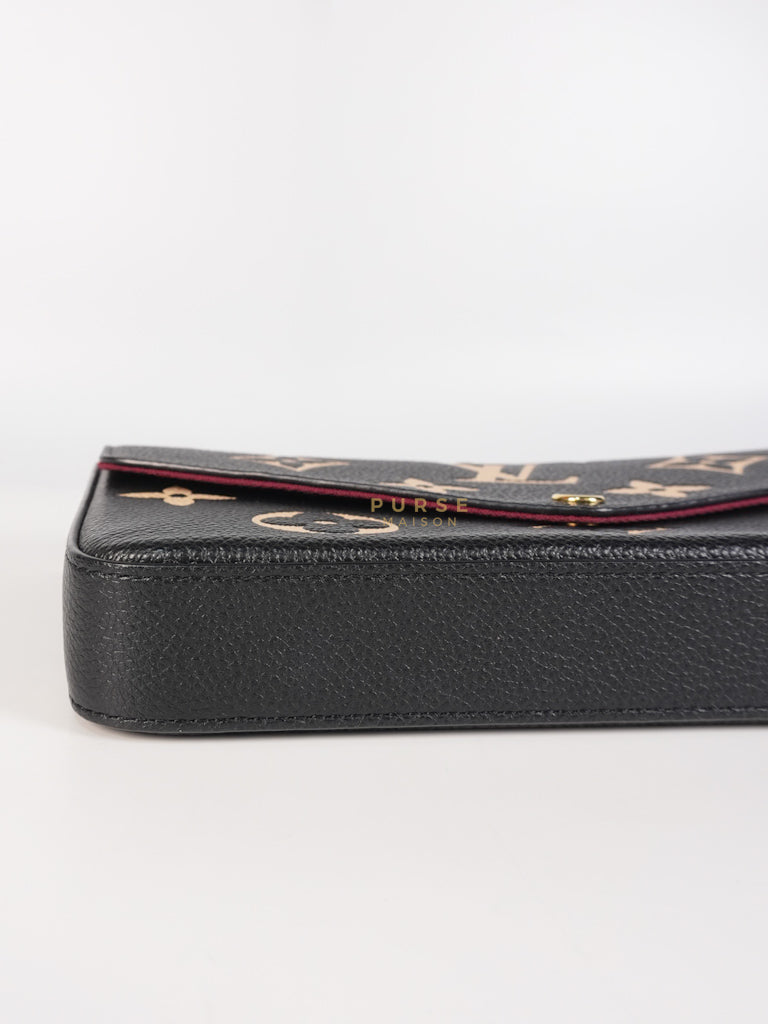 Pochette Félicie Monogram Empreinte Bicolor (Microchip) | Purse Maison Luxury Bags Shop