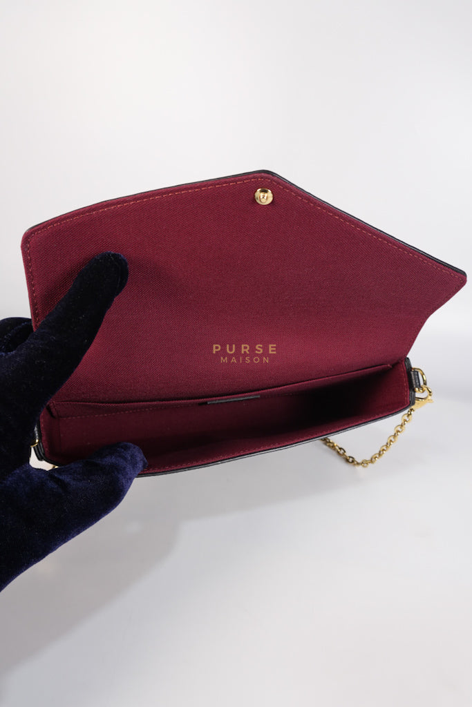 Pochette Félicie Monogram Empreinte Bicolor (Microchip) | Purse Maison Luxury Bags Shop