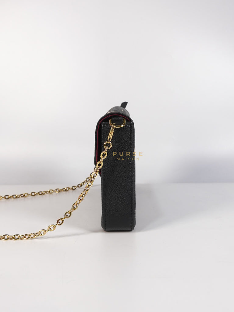 Pochette Félicie Monogram Empreinte Bicolor (Microchip) | Purse Maison Luxury Bags Shop