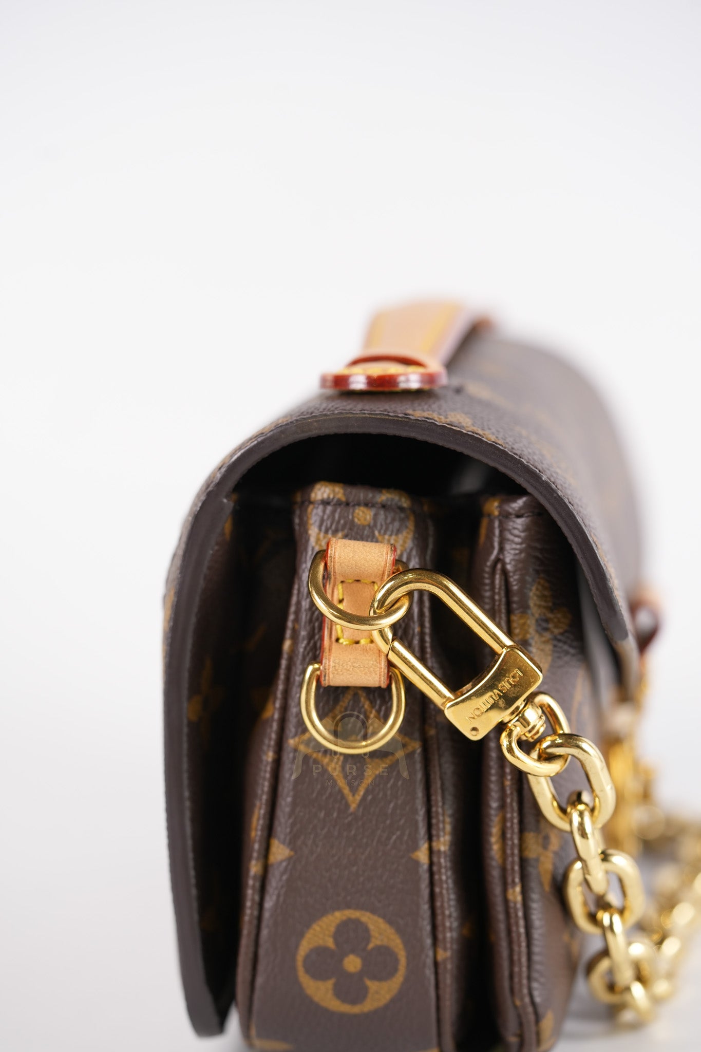 Pochette Metis East West in Monogram Canvas & Gold Hardware Microchip | Purse Maison Luxury Bags Shop