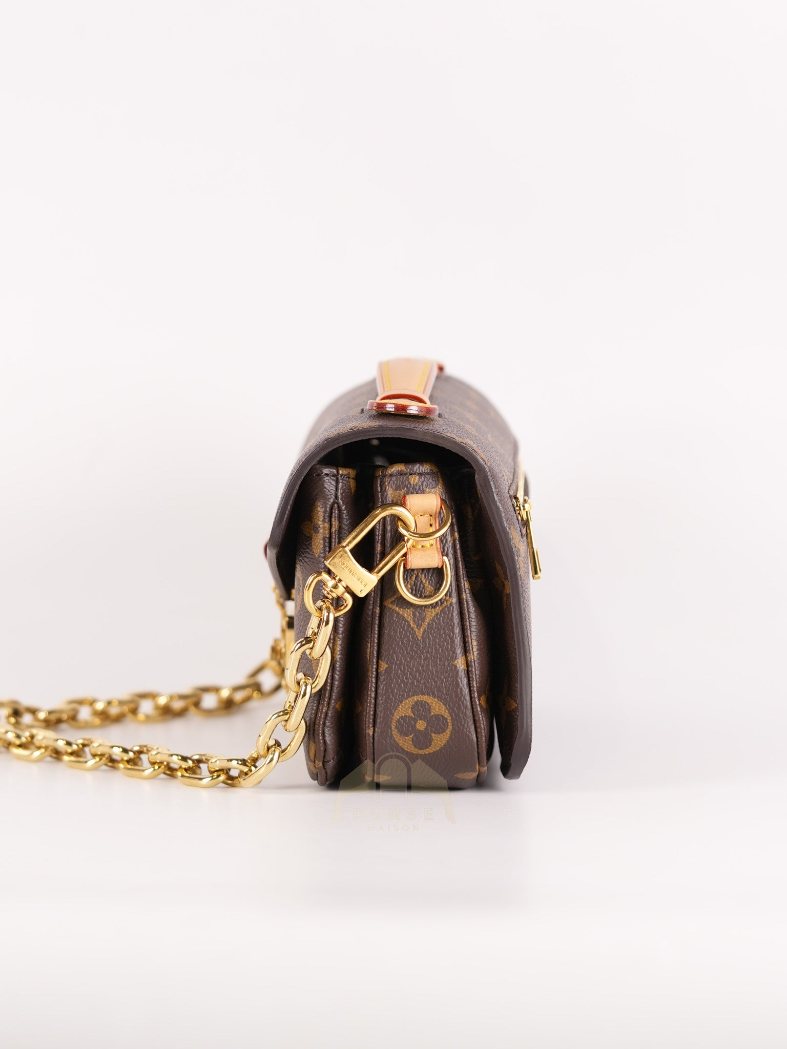 Pochette Metis East West in Monogram Canvas & Gold Hardware Microchip | Purse Maison Luxury Bags Shop