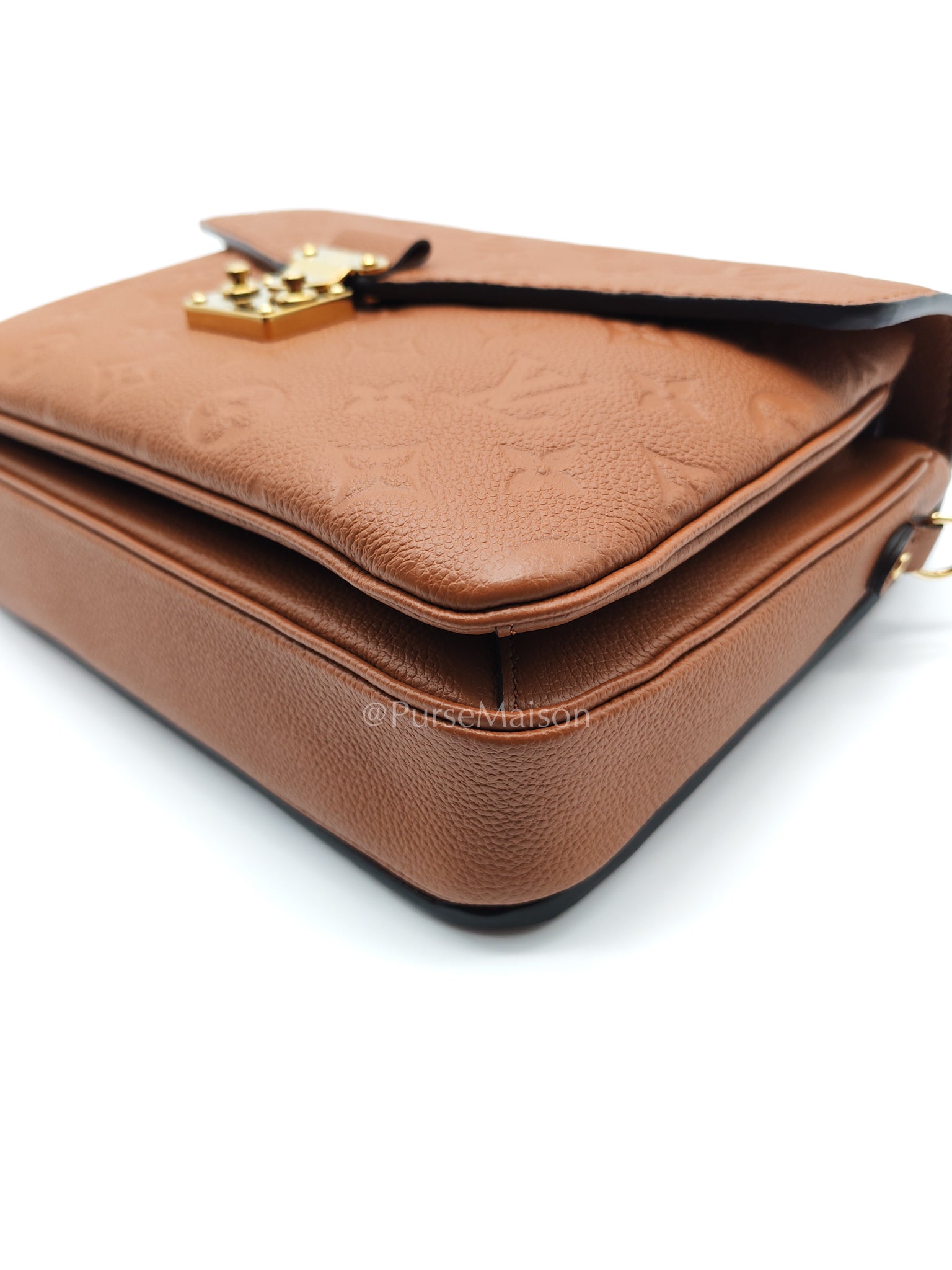 Pochette Metis in Cognac Monogram Empriente Leather (Microchip) | Purse Maison Luxury Bags Shop
