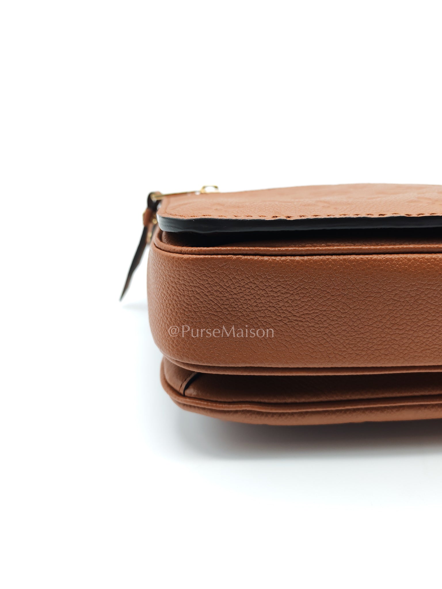 Pochette Metis in Cognac Monogram Empriente Leather (Microchip) | Purse Maison Luxury Bags Shop