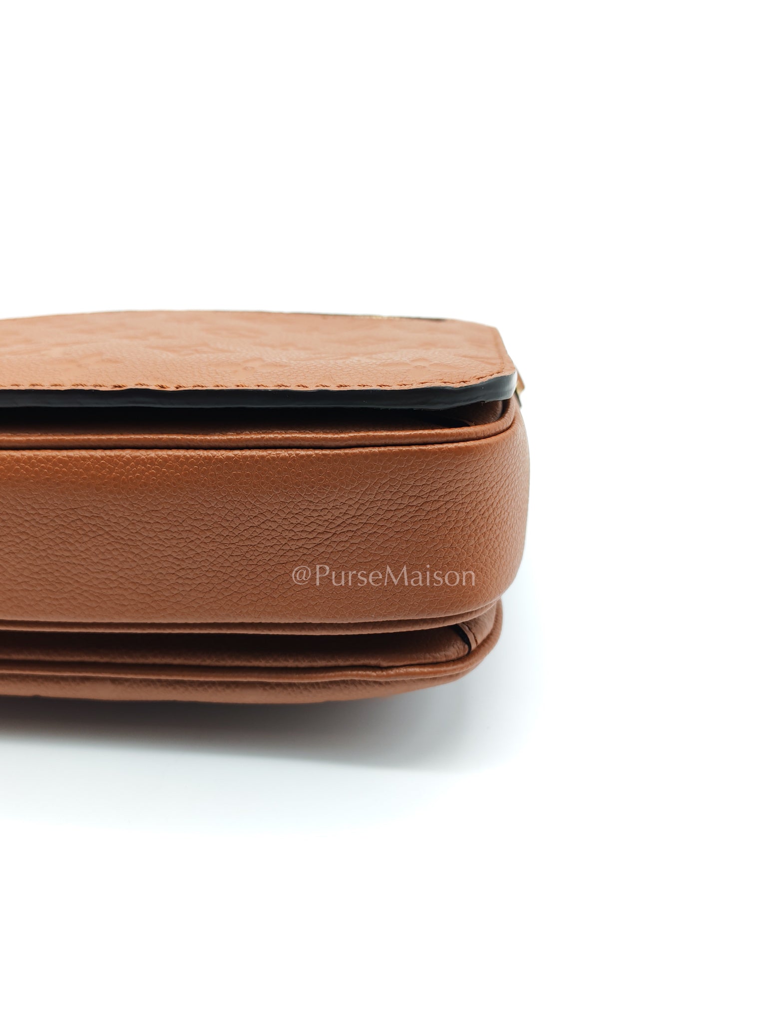 Pochette Metis in Cognac Monogram Empriente Leather (Microchip) | Purse Maison Luxury Bags Shop
