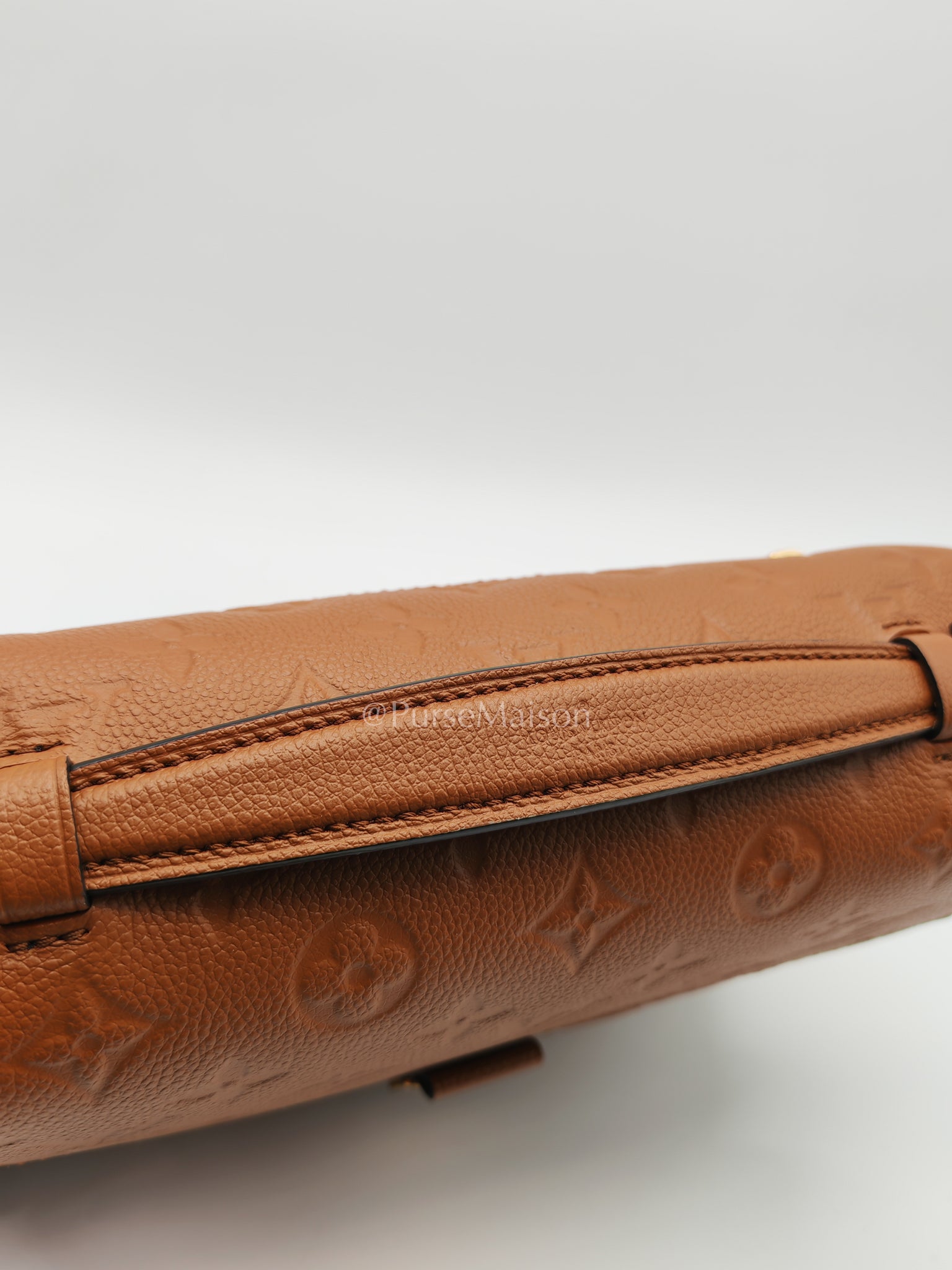 Pochette Metis in Cognac Monogram Empriente Leather (Microchip) | Purse Maison Luxury Bags Shop
