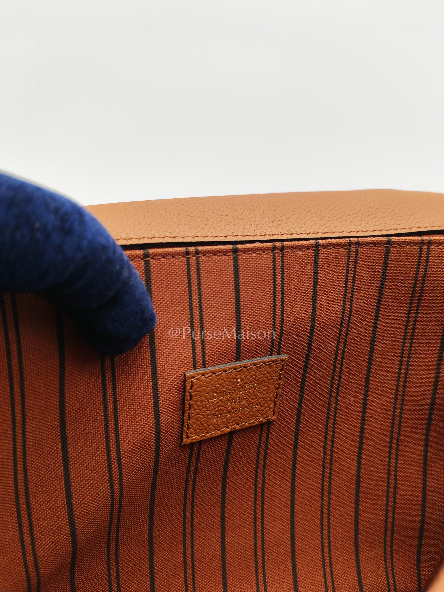 Pochette Metis in Cognac Monogram Empriente Leather (Microchip) | Purse Maison Luxury Bags Shop