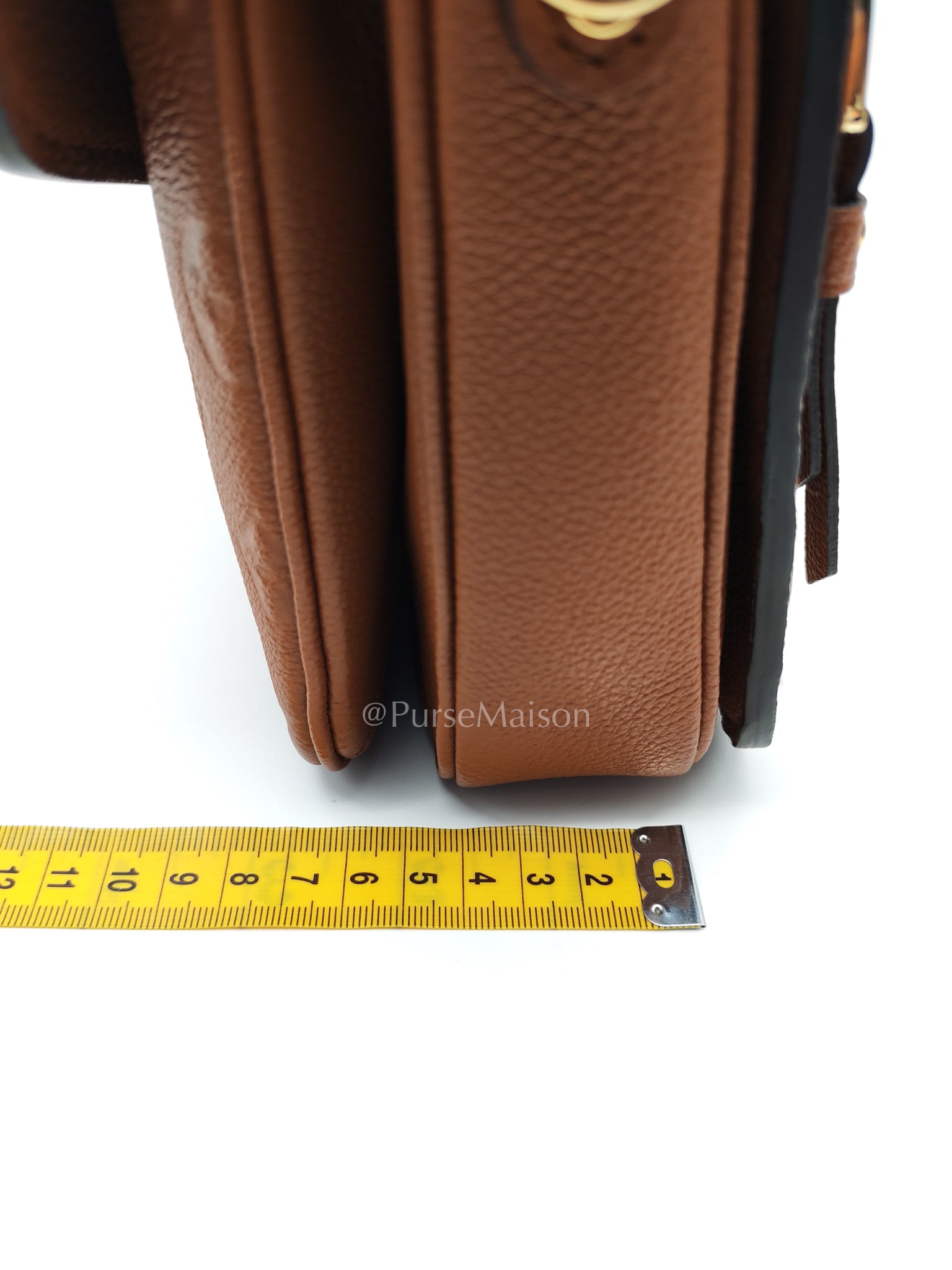 Pochette Metis in Cognac Monogram Empriente Leather (Microchip) | Purse Maison Luxury Bags Shop