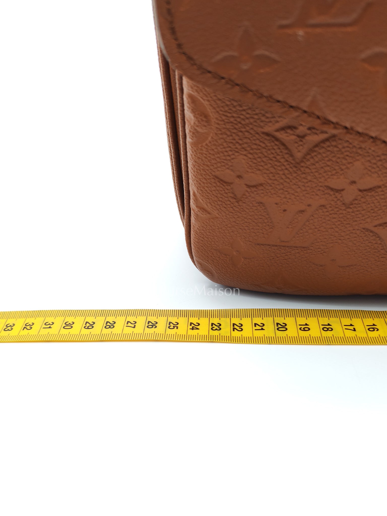 Pochette Metis in Cognac Monogram Empriente Leather (Microchip) | Purse Maison Luxury Bags Shop
