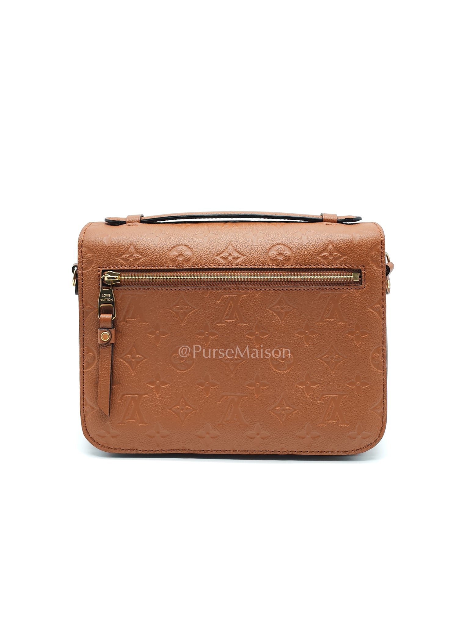 Pochette Metis in Cognac Monogram Empriente Leather (Microchip) | Purse Maison Luxury Bags Shop